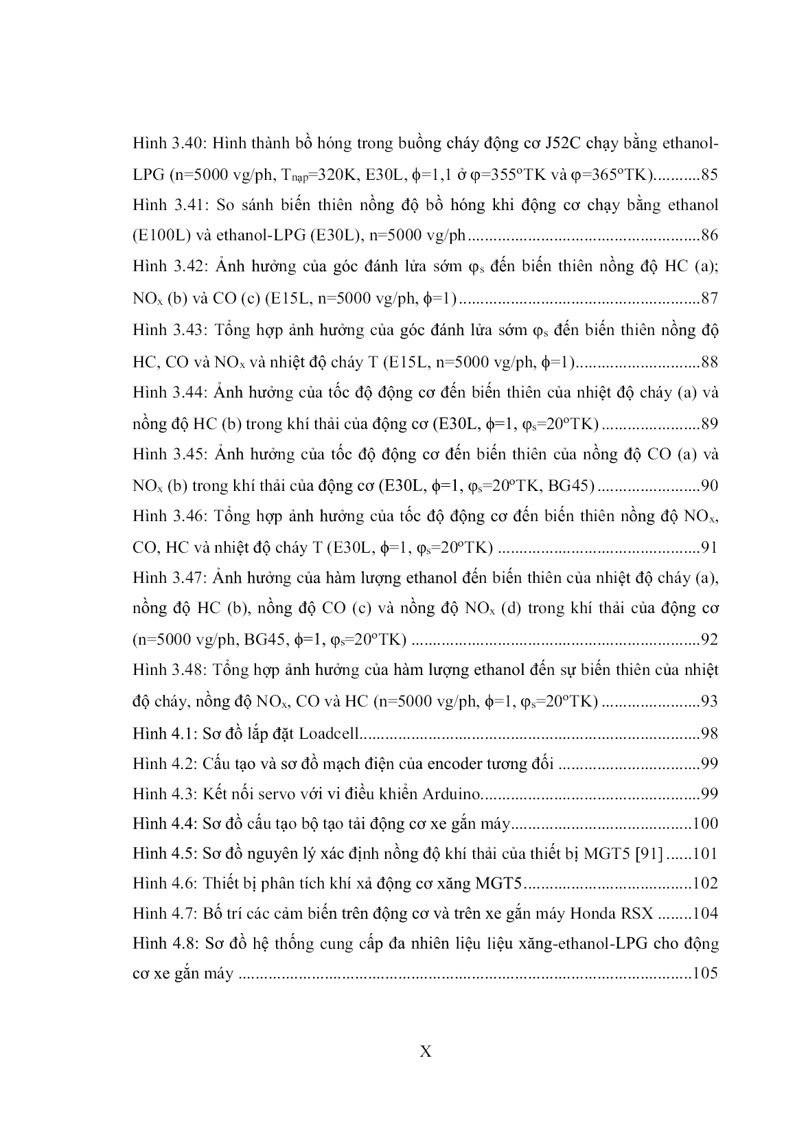 Luận án Nâng cao tính năng kinh tế-kỹ thuật và giảm mức độ phát thải ô nhiễm của động cơ xe gắn máy chạy bằng LPG và Ethanol trang 10