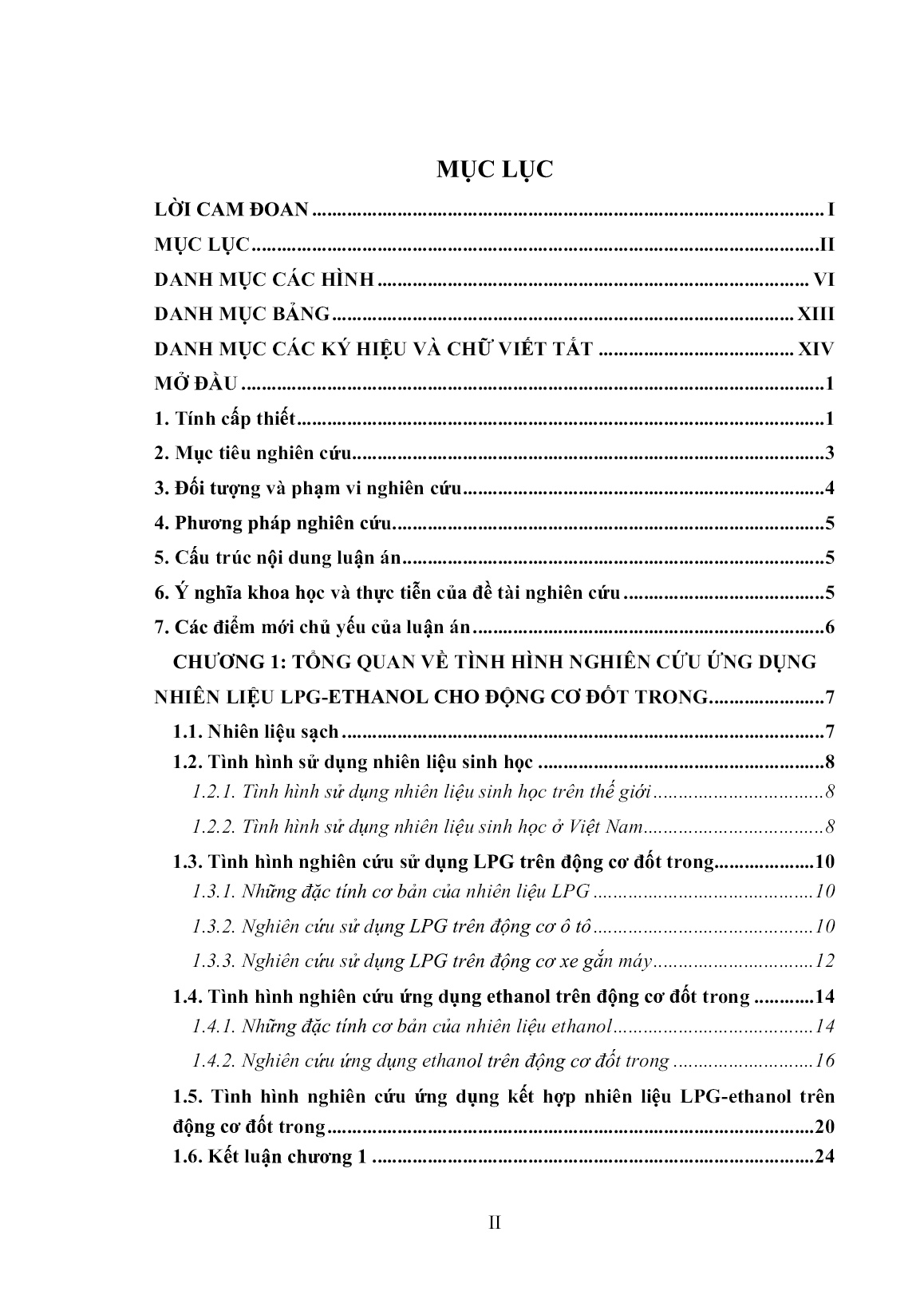 Luận án Nâng cao tính năng kinh tế-kỹ thuật và giảm mức độ phát thải ô nhiễm của động cơ xe gắn máy chạy bằng LPG và Ethanol trang 2