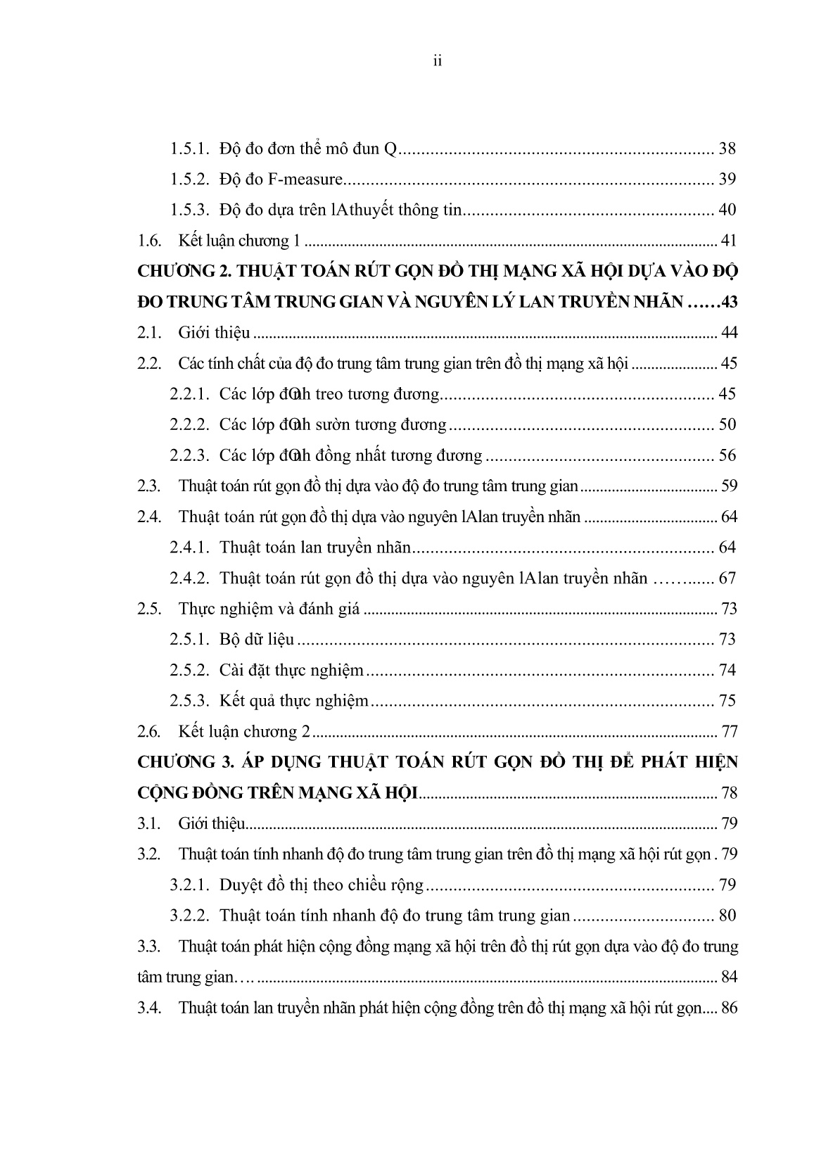 Luận án Nghiên cứu các thuật toán rút gọn đồ thị và ứng dụng để phát hiện cộng đồng trên mạng xã hội trang 6