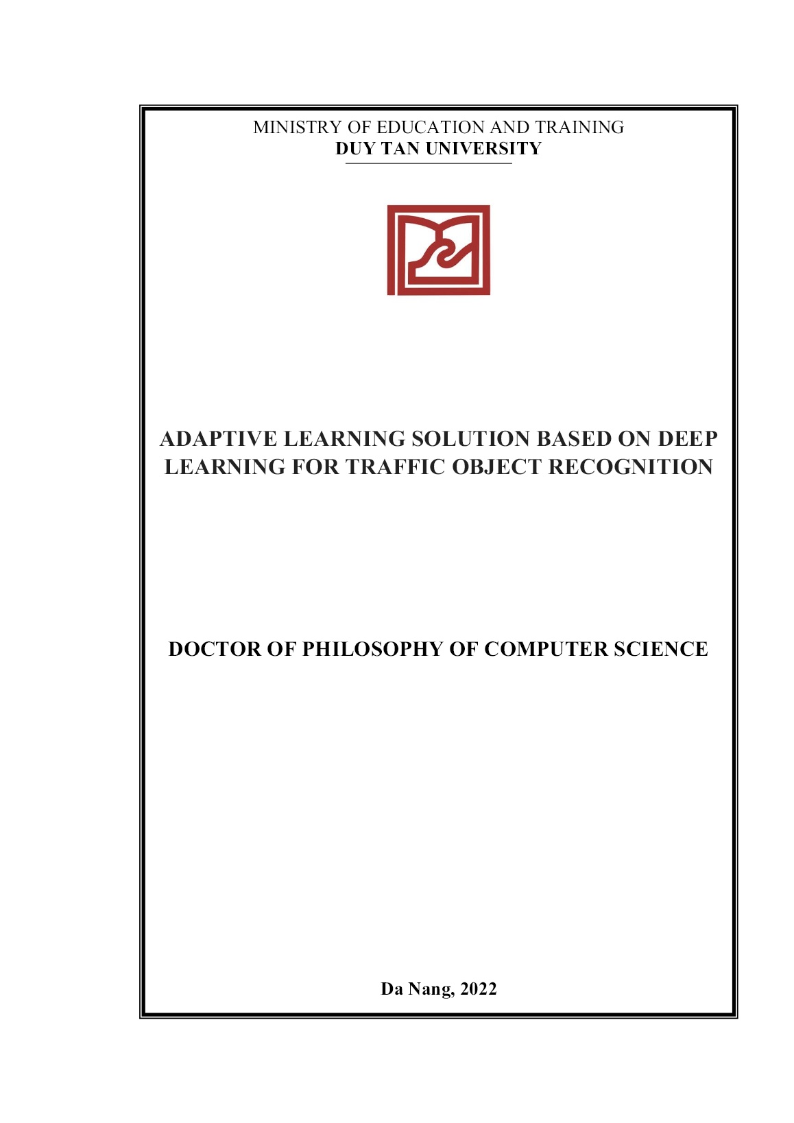 Luận án Giải pháp học thích ứng trên nền tảng mạng học sâu ứng dụng nhận dạng đối tượng tham gia giao thông trang 1
