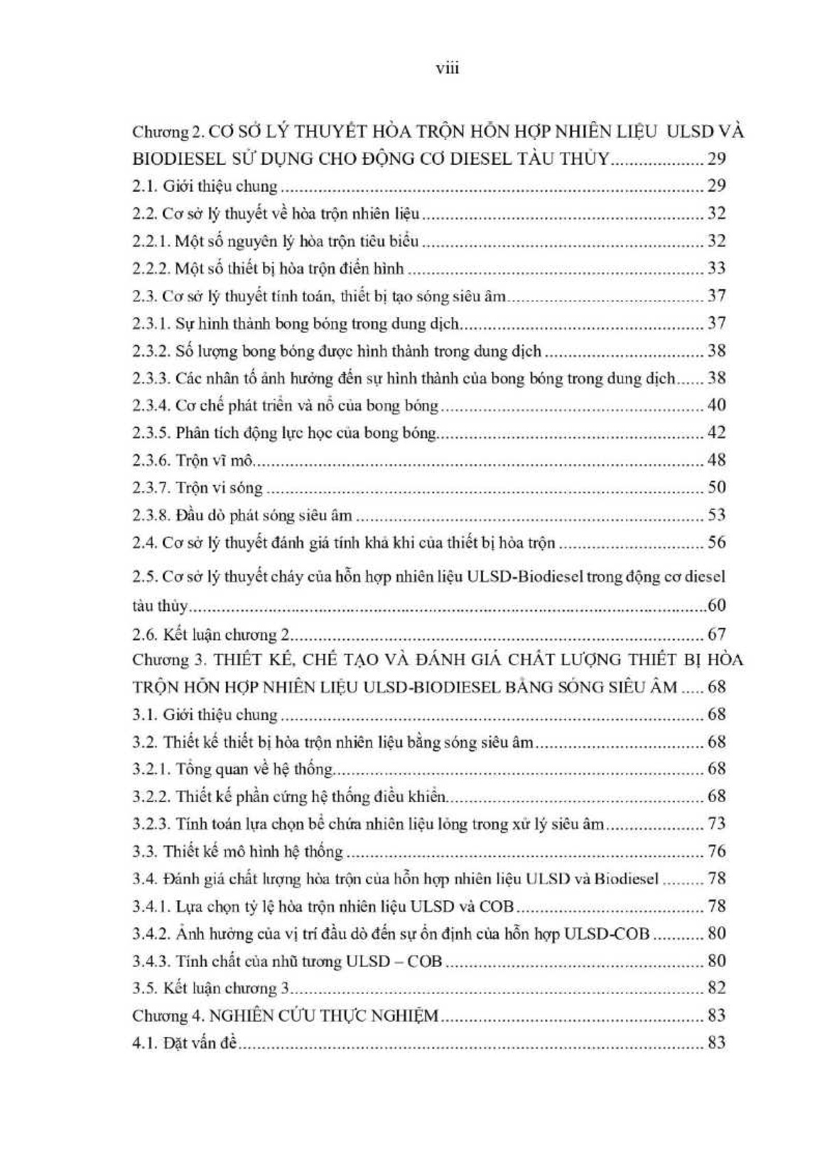 Luận án Nghiên cứu sử dụng hỗn hợp nhiên liệu ULSD Biodiesel trên động cơ Diesel Tàu thuỷ trang 10