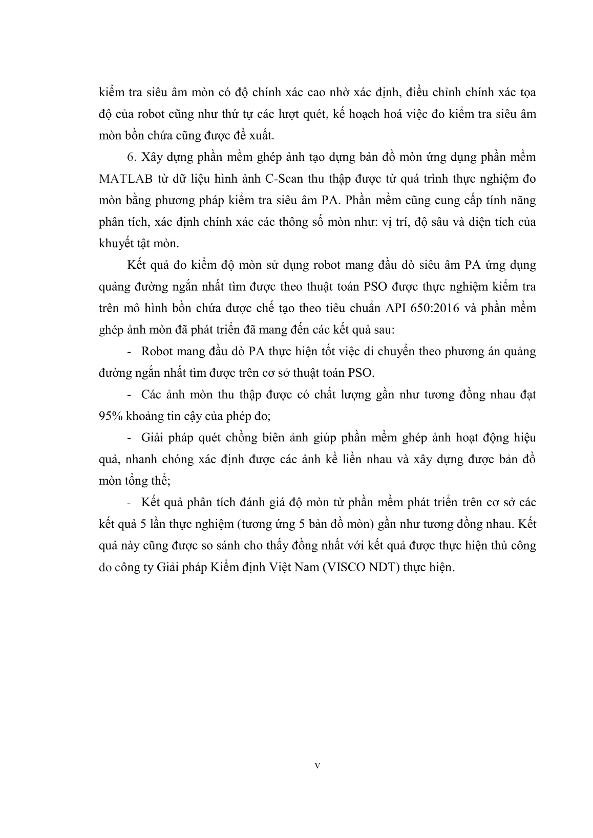 Luận án Nghiên cứu giải pháp đo kiểm tra đánh giá độ mòn bồn chứa xăng dầu dung tích lớn sử dụng Robot mang đầu dò siêu âm trang 8