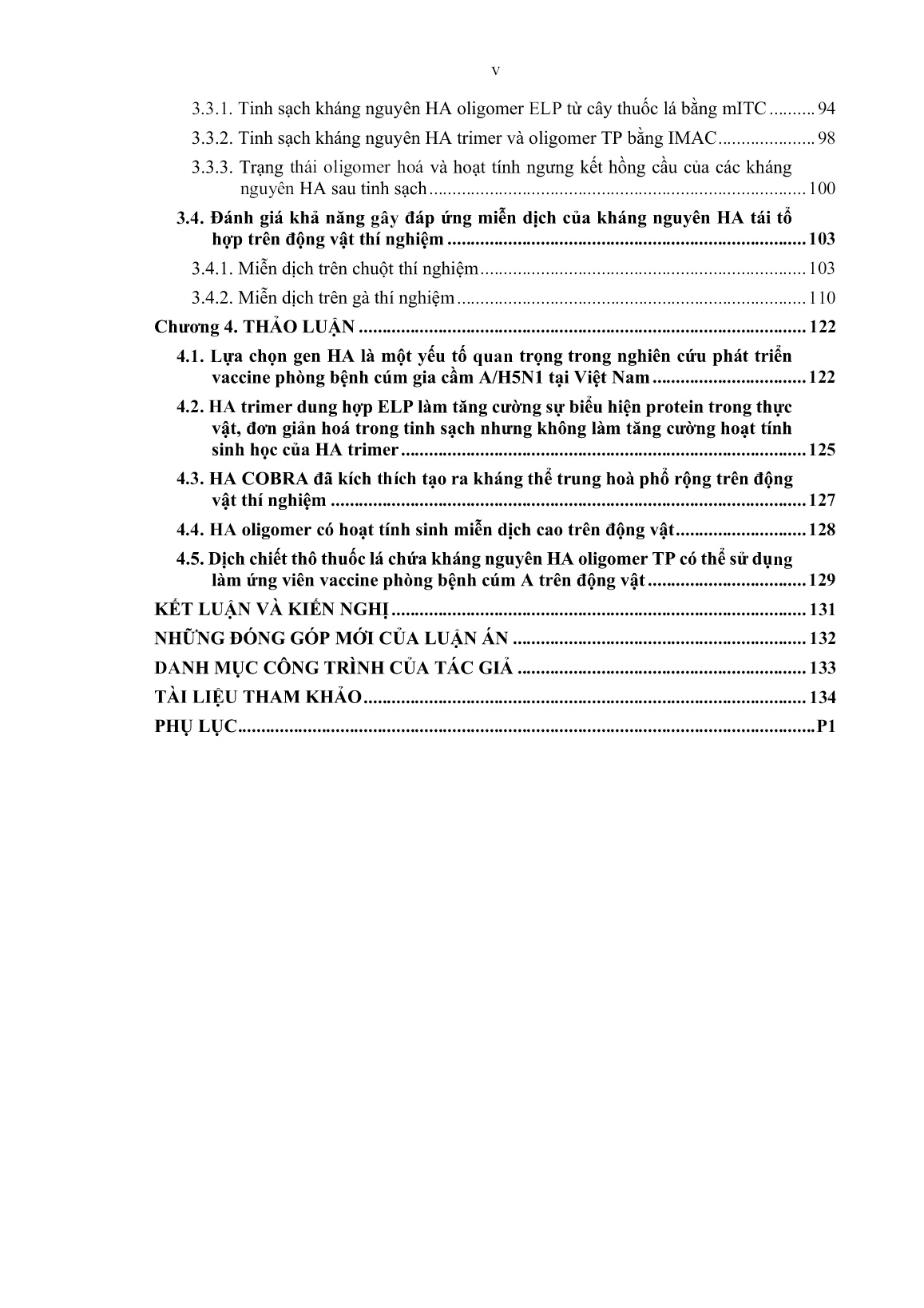 Luận án Nghiên cứu tạo kháng nguyên Hemagglutinin (HA) tái tổ hợp của virus cúm A/H5N1 bằng phương pháp biểu hiện tạm thời trên cây thuốc lá và đánh giá khả năng sinh miễn dịch trang 7