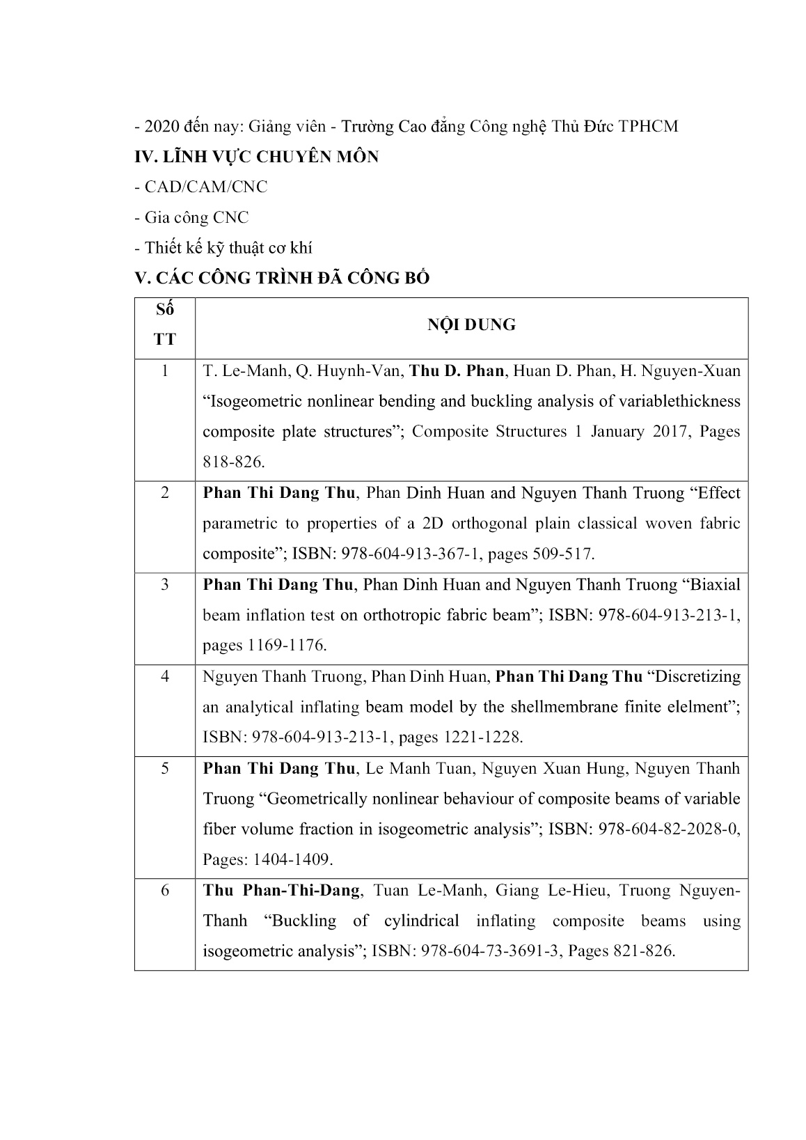 Luận án Phân tích tính ổn định kết cấu dầm bơm hơi vật liệu composite trang 5