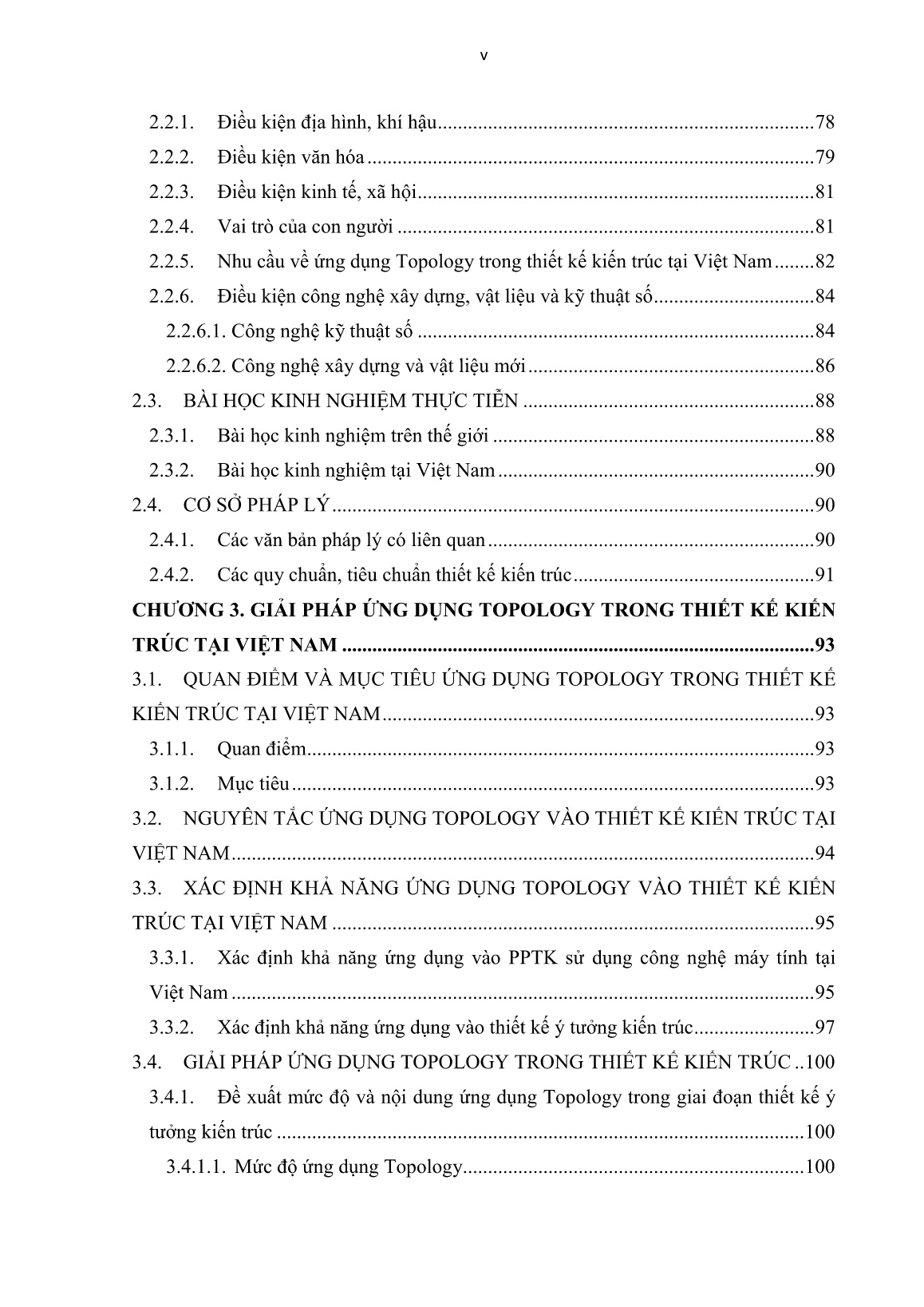Luận án Ứng dụng Topology trong thiết kế kiến trúc tại Việt Nam trang 7