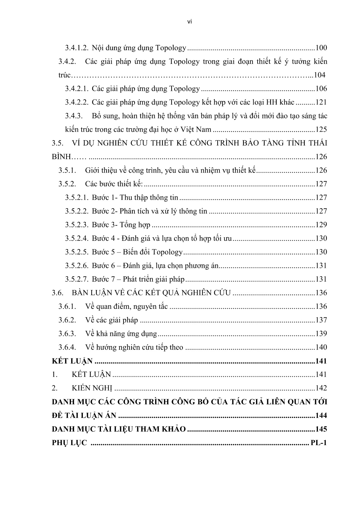 Luận án Ứng dụng Topology trong thiết kế kiến trúc tại Việt Nam trang 8