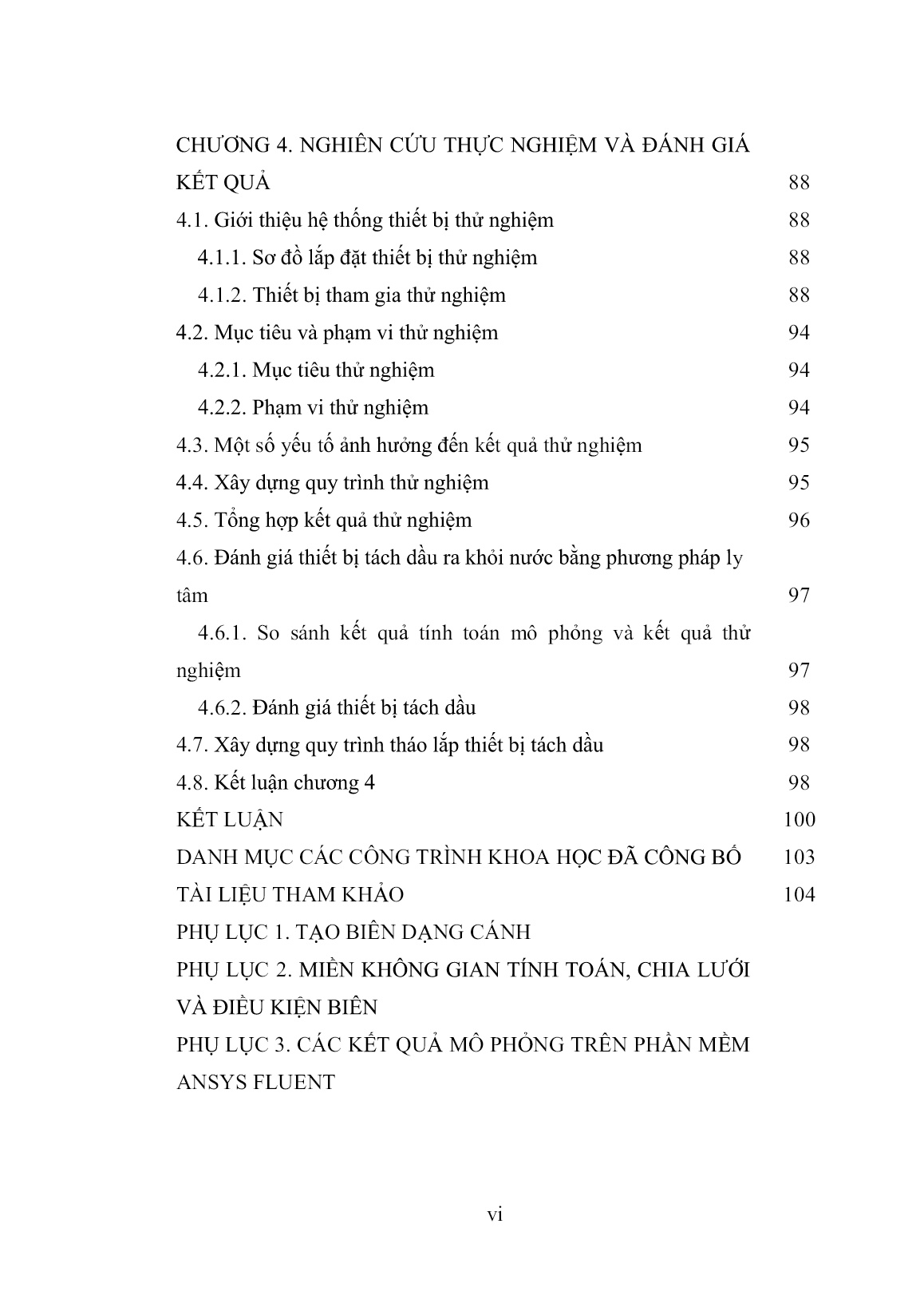 Luận án Nghiên cứu phát triển thiết bị tách dầu ra khỏi nước bằng phương pháp ly tâm trang 8