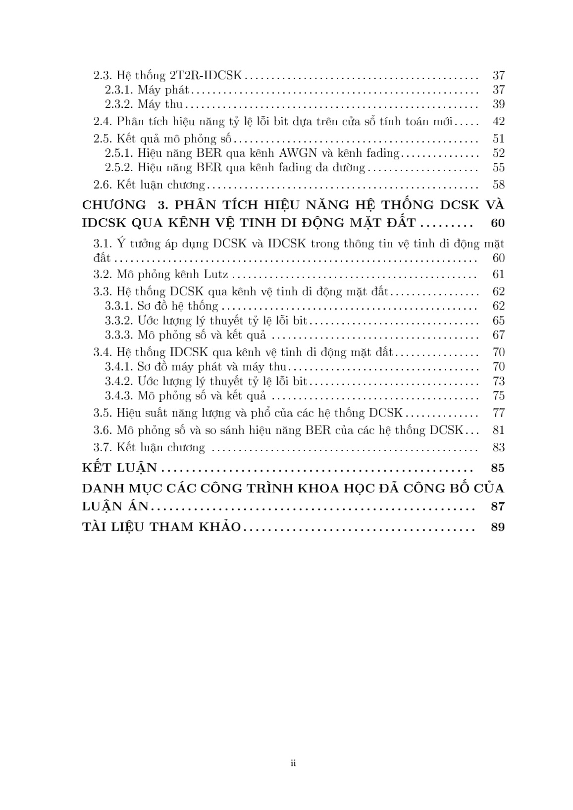 Luận án Nghiên cứu hiệu năng các hệ thống DCSK dưới ảnh hưởng của chuỗi hỗn loạn đảo ngược thời gian và kênh vệ tinh di động mặt đất trang 6