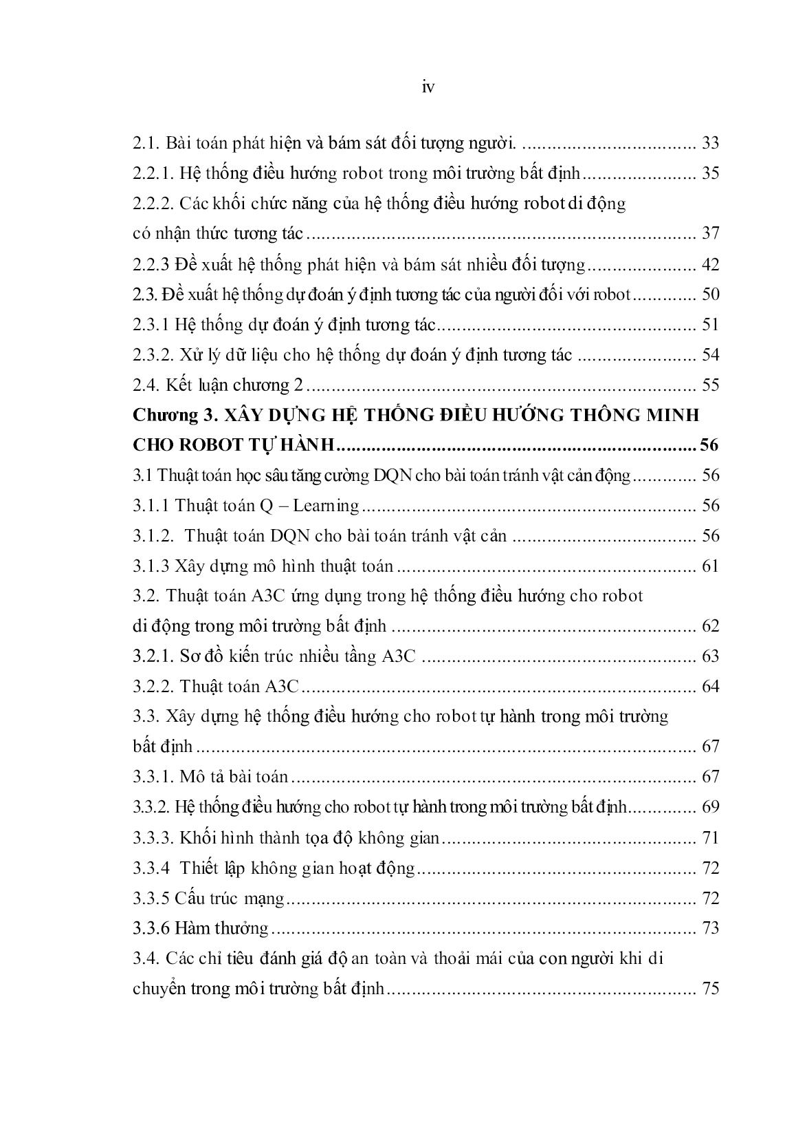 Luận án Nghiên cứu phát triển hệ thống điều hướng thông minh cho robot tự hành trong môi trường bất định trang 6