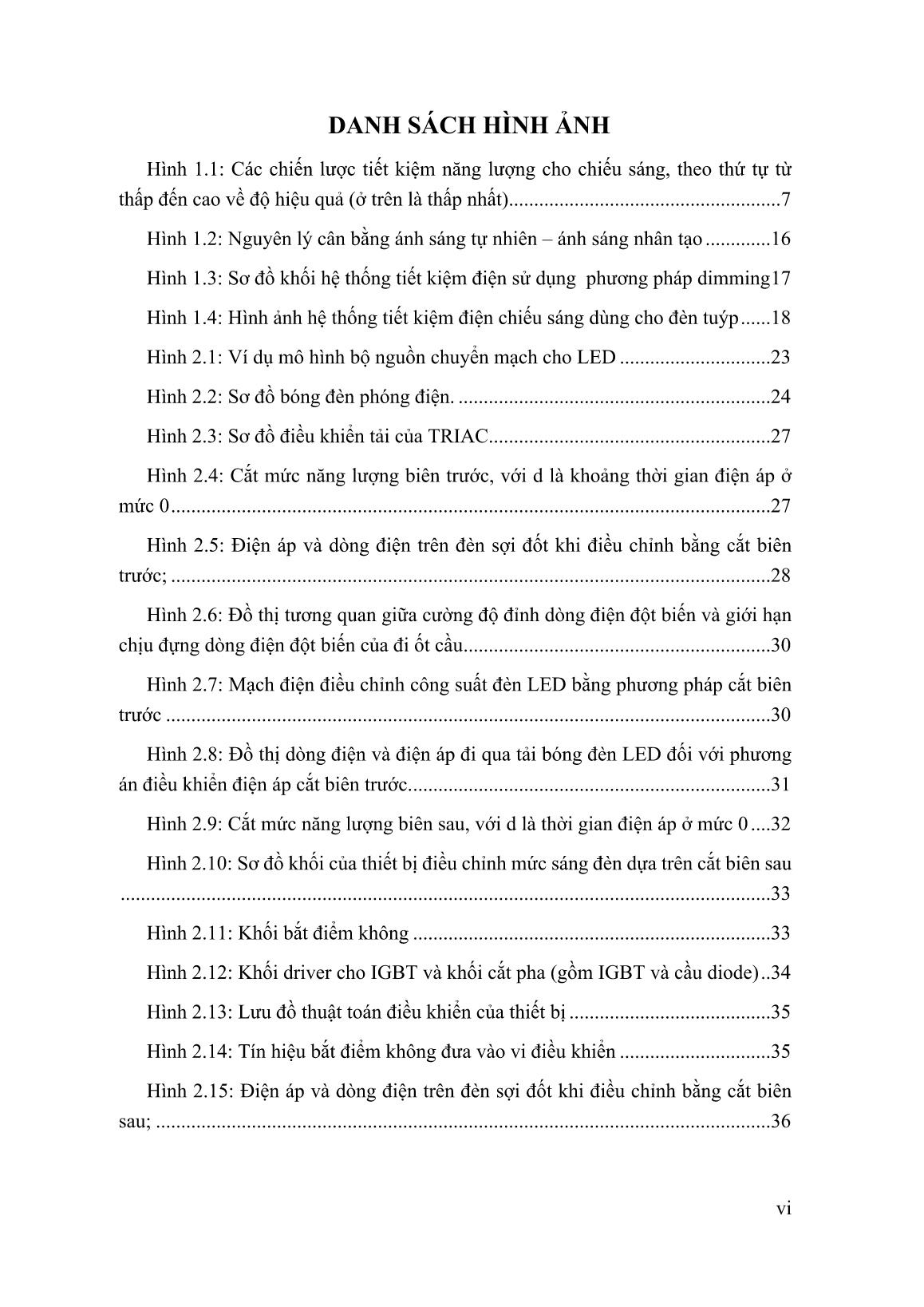 Luận án Nghiên cứu giải pháp tiết kiệm năng lượng sử dụng cắt mức biên sau điện áp và cảm biến quay đa hướng cho thiết bị chiếu sáng trang 10