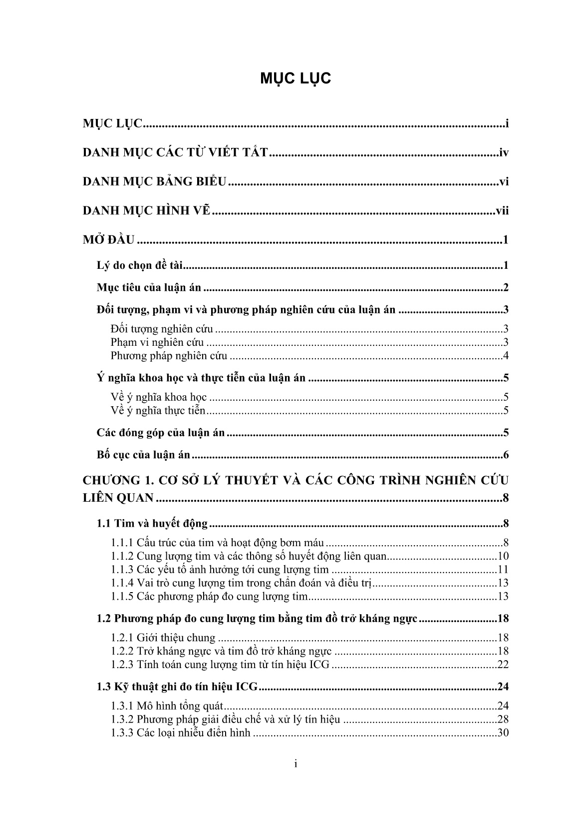 Luận án Phát triển kỹ thuật thu nhận tín hiệu tim đồ trở kháng ngực icg ứng dụng trong phép đo thông số cung lượng tim trang 5