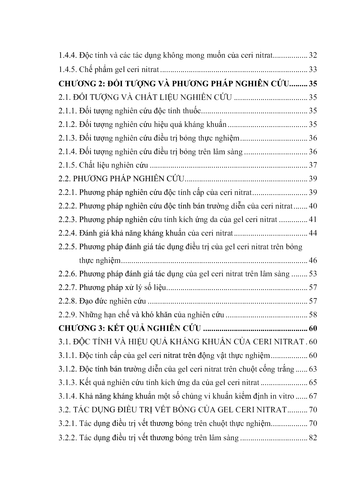 Luận án Nghiên cứu tác dụng điều trị tại chỗ của gel ceri nitrat 2,2% trên vết thương bỏng do nhiệt trang 6