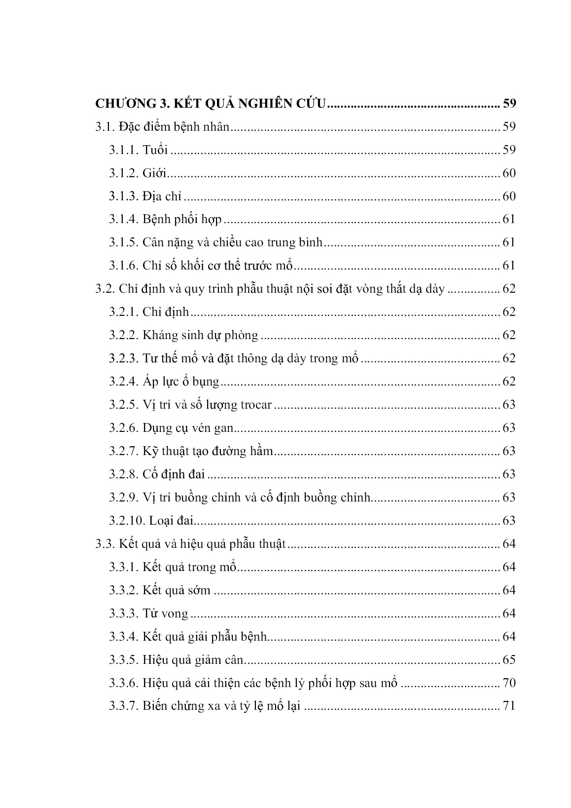 Luận án Nghiên cứu ứng dụng phẫu thuật nội soi đặt vòng thắt dạ dày điều trị bệnh béo phì trang 8