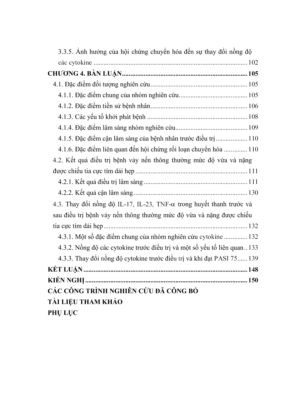 Luận án Đánh giá kết quả điều trị và sự thay đổi một số yếu tố miễn dịch trên bệnh nhân vảy nến thông thường được chiếu tia cực tím dải hẹp trang 8