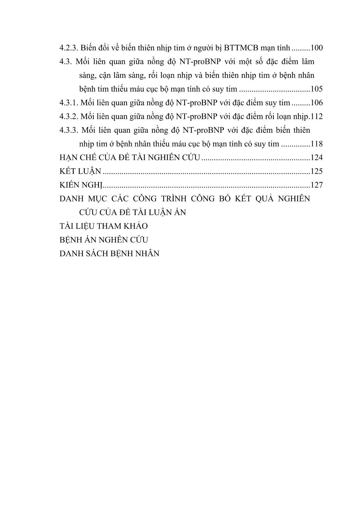 Luận án Nghiên cứu mối liên quan giữa nồng độ NT-proBNP huyết tương với biến thiên nhịp tim, rối loạn nhịp tim ở bệnh nhân bệnh tim thiếu máu cục bộ mạn tính có suy tim trang 7