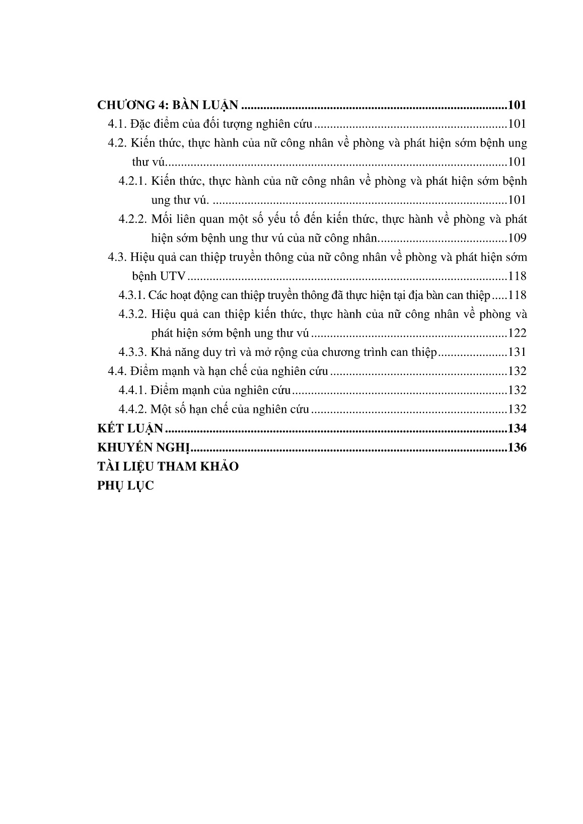 Luận án Đánh giá hiệu quả truyền thông về phòng và phát hiện sớm bệnh ung thư vú ở một số doanh nghiệp tại Hà Nội và Thành phố Hồ Chí Minh trang 8