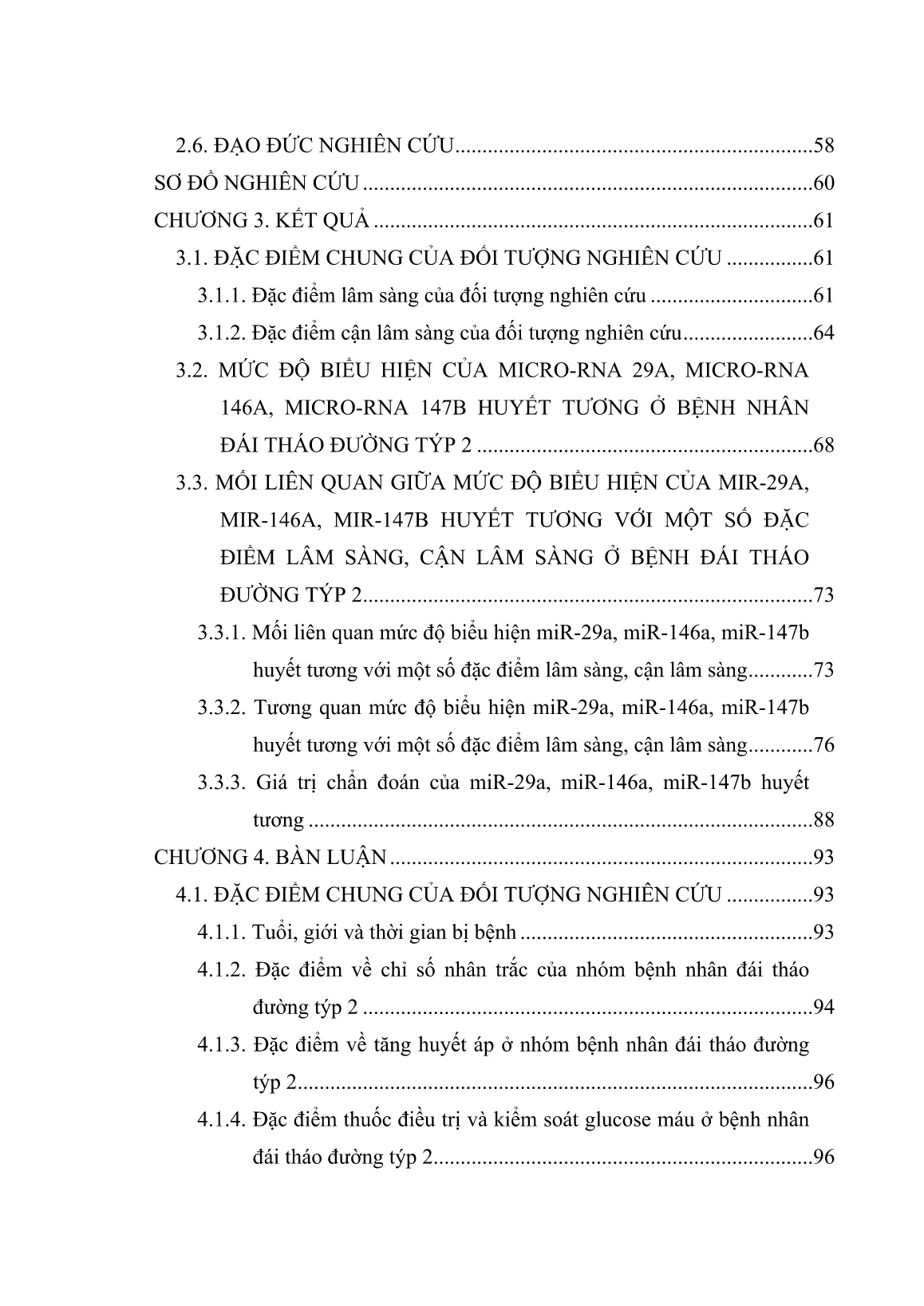 Luận án Nghiên cứu mức độ biểu hiện của Micro-rna 29a, Micro-rna 146a và Micro-rna 147b tự do huyết tương ở bệnh nhân đái tháo đường týp 2 trang 7