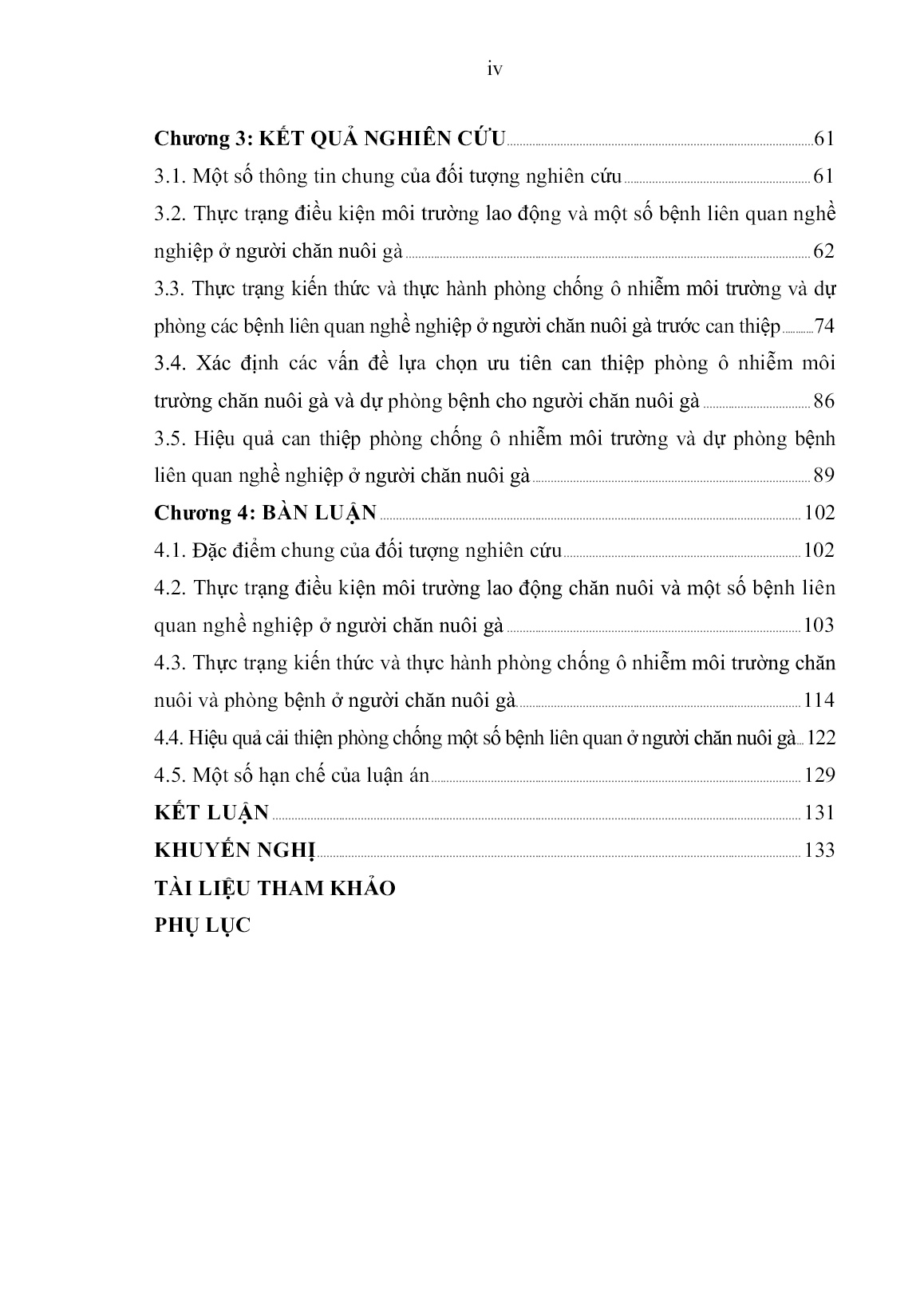 Luận án Điều kiện lao động, một số bệnh liên quan nghề nghiệp ở người chăn nuôi gà tại huyện yên thế tỉnh Bắc Giang và hiệu quả của giải pháp can thiệp trang 6