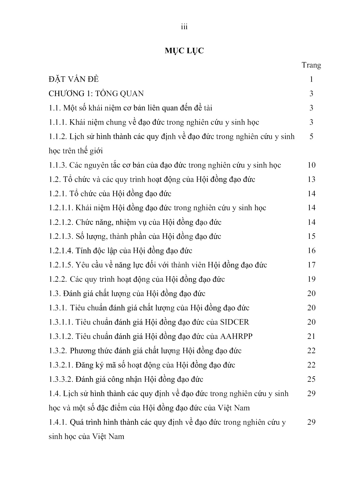 Luận án Thực trạng tổ chức và quy trình hoạt động của hội đồng đạo đức trong nghiên cứu y sinh học cấp cơ sở và hiệu quả can thiệp trang 5