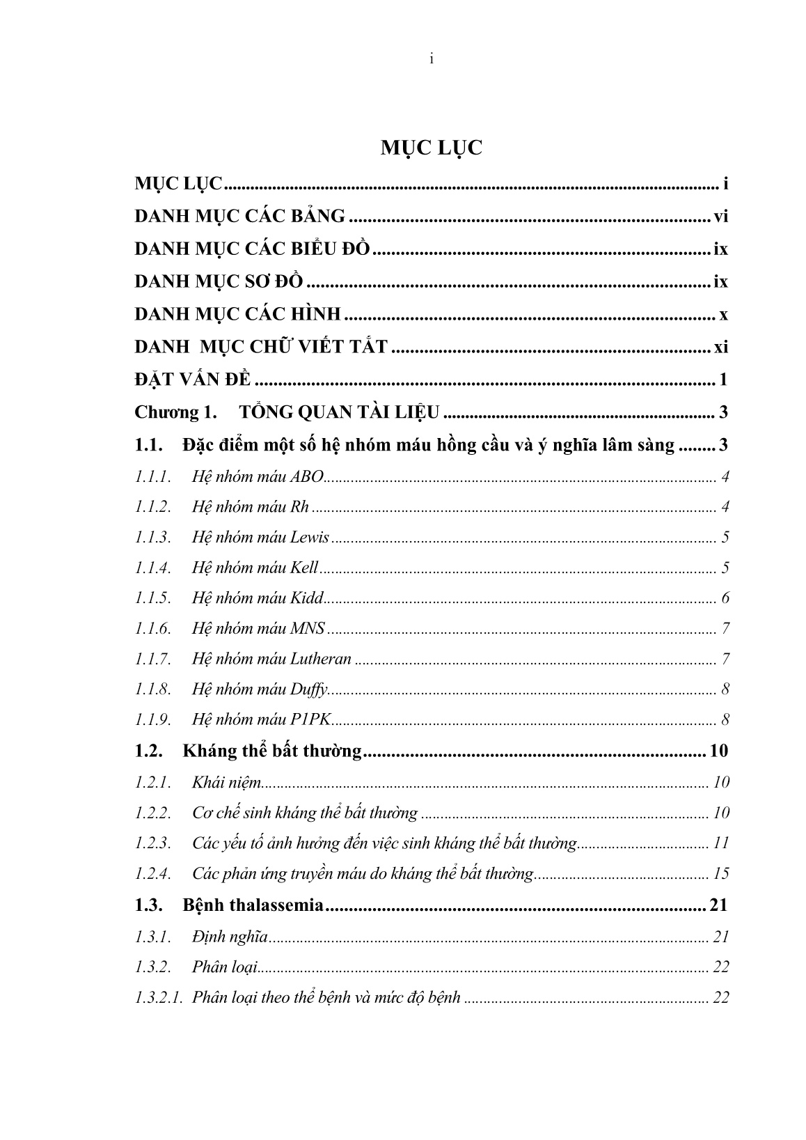 Luận án Nghiên cứu hiệu quả truyền máu hòa hợp một số kháng nguyên nhóm máu hồng cầu ở bệnh nhân thalassemia tại viện huyết học – truyền máu trung ương trang 6