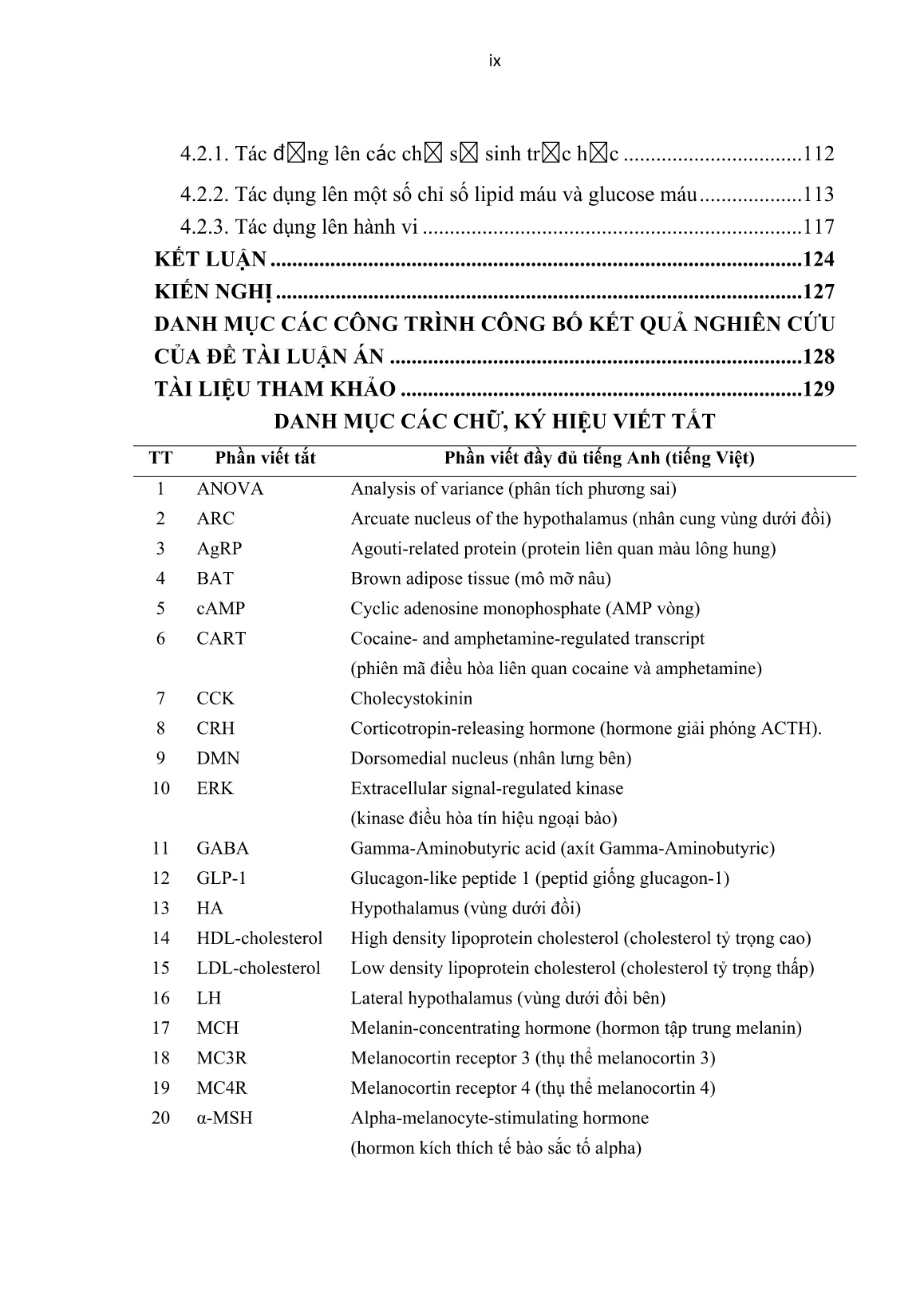 Luận án Nghiên cứu tác dụng lên hành vi và chuyển hóa lipid máu của nano alginate/chitosan/lovastatin trên chuột cống gây mô hình béo phì trang 9