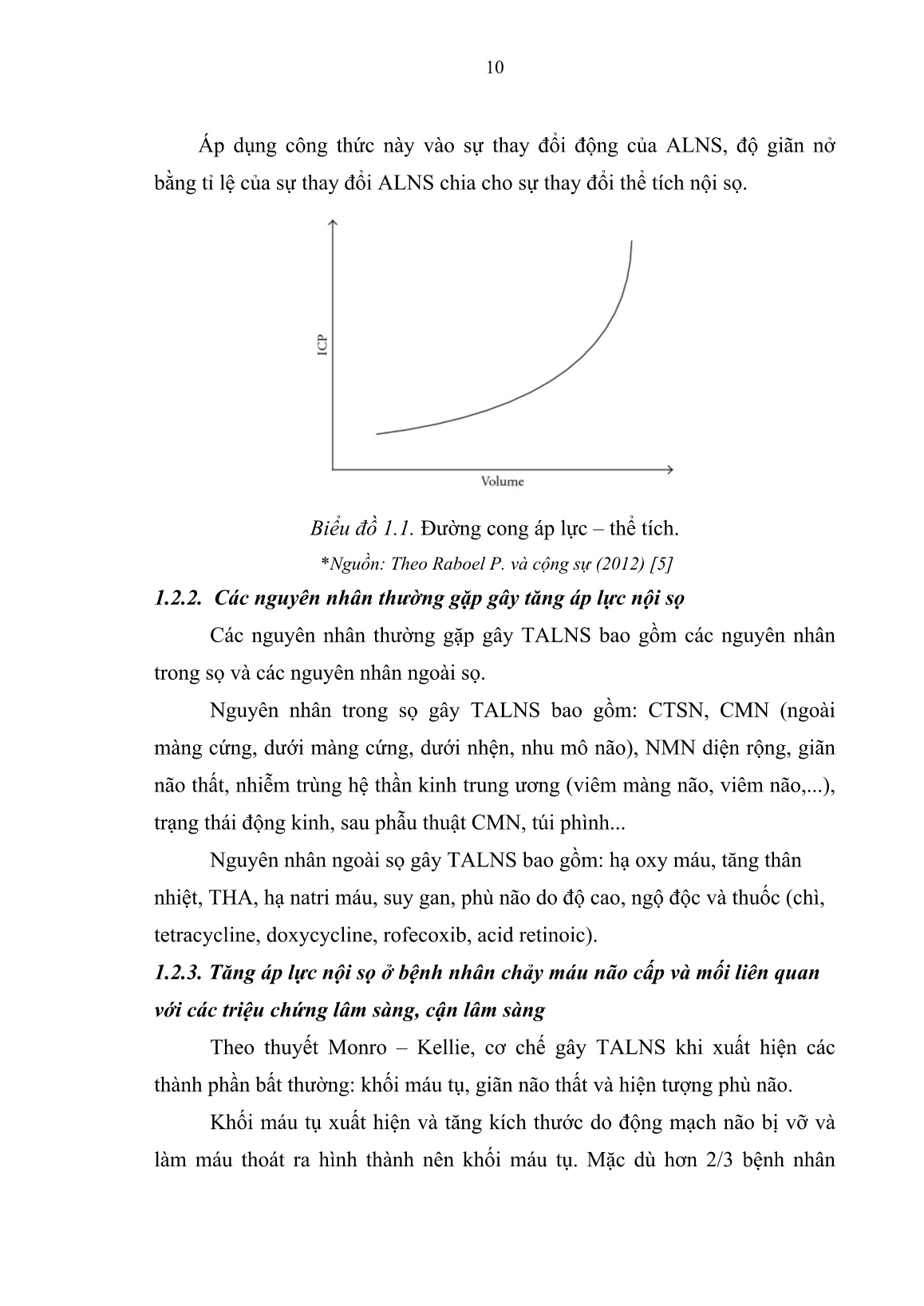 Luận án Nghiên cứu mối tương quan giữa đặc điểm lâm sàng với một số chỉ số sinh lý nội sọ ở bệnh nhân chảy máu não 5 ngày đầu trang 10