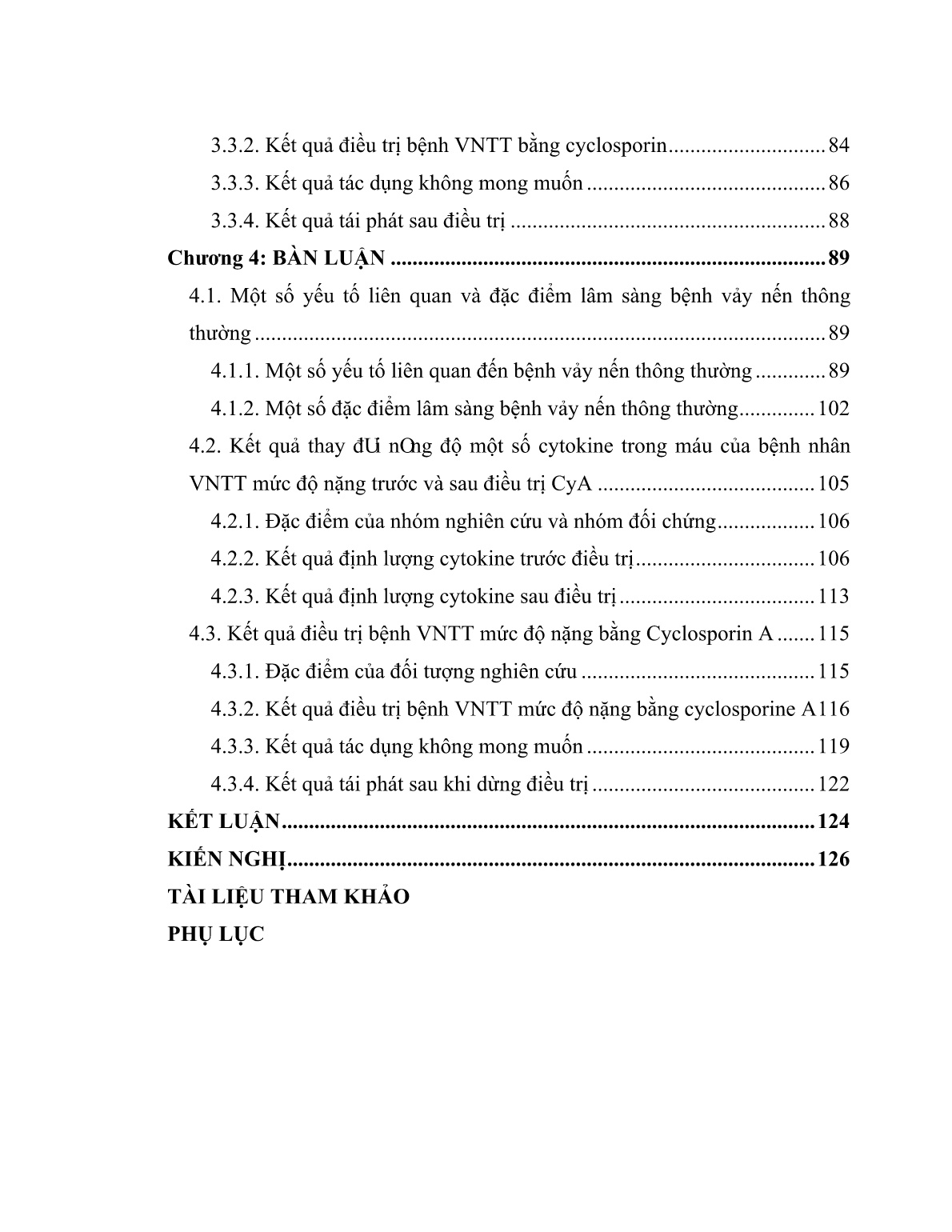 Luận án Nghiên cứu thay đổi nồng độ một số cytokine trong máu và hiệu quả điều trị bệnh vảy nến thông thường bằng Cyclosporin A trang 7