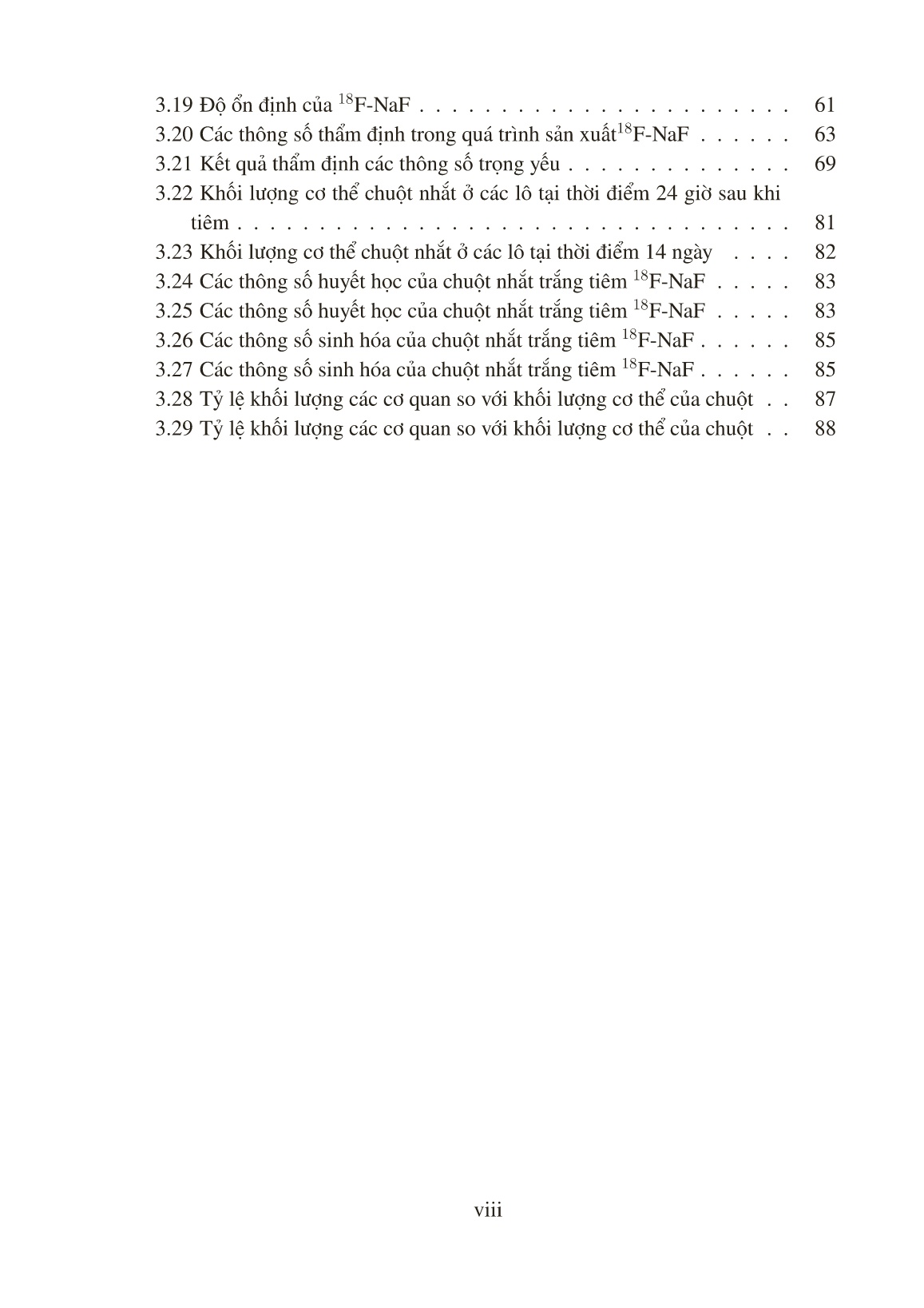 Luận án Nghiên cứu xây dựng quy trình điều chế dược chất phóng xạ ¹⁸F-NaF cho PET/CT trang 10