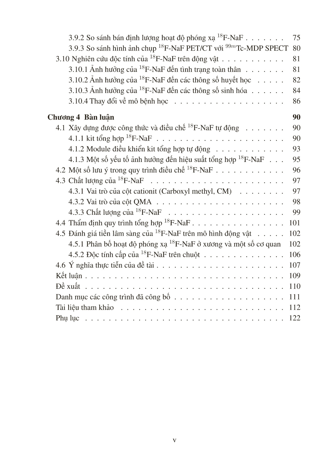 Luận án Nghiên cứu xây dựng quy trình điều chế dược chất phóng xạ ¹⁸F-NaF cho PET/CT trang 7
