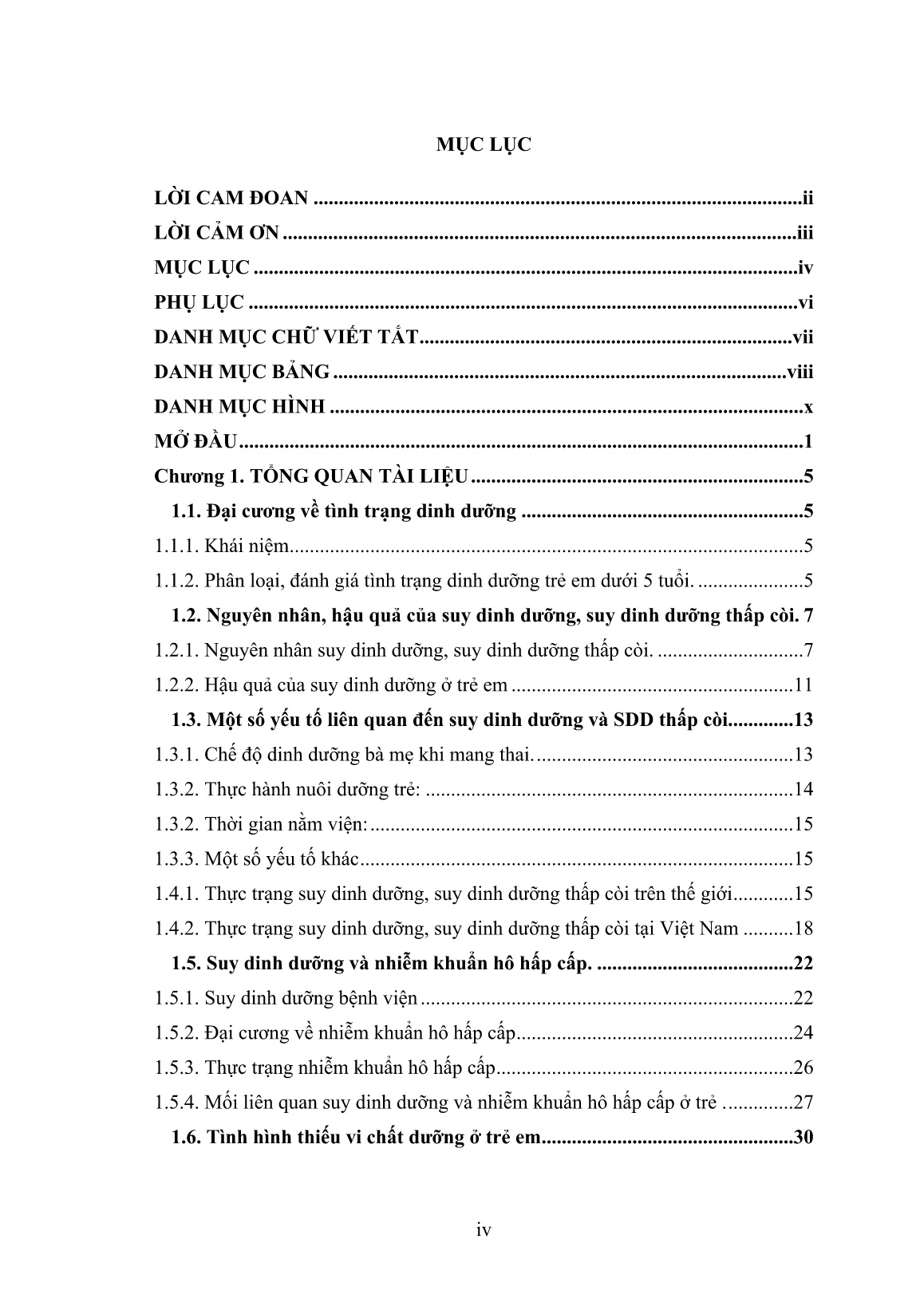 Luận án Hiệu quả bổ sung bột đa vi chất Bibomix đến tình trạng dinh dưỡng của trẻ 6 - 23 tháng tuổi sau mắc và điều trị nhiễm khuẩn hô hấp cấp trang 5