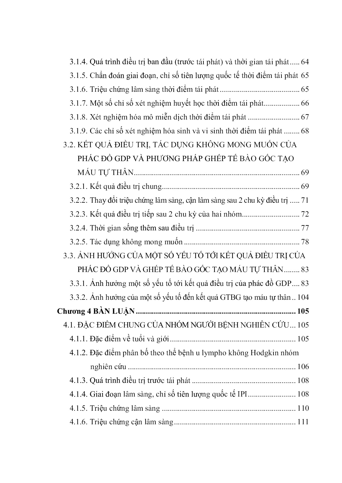 Luận án Đánh giá kết quả điều trị U lympho ác tính không hodgkin tế bào B tái phát bằng phác đồ GDP và ghép tế bào gốc tạo máu tự thân trang 7