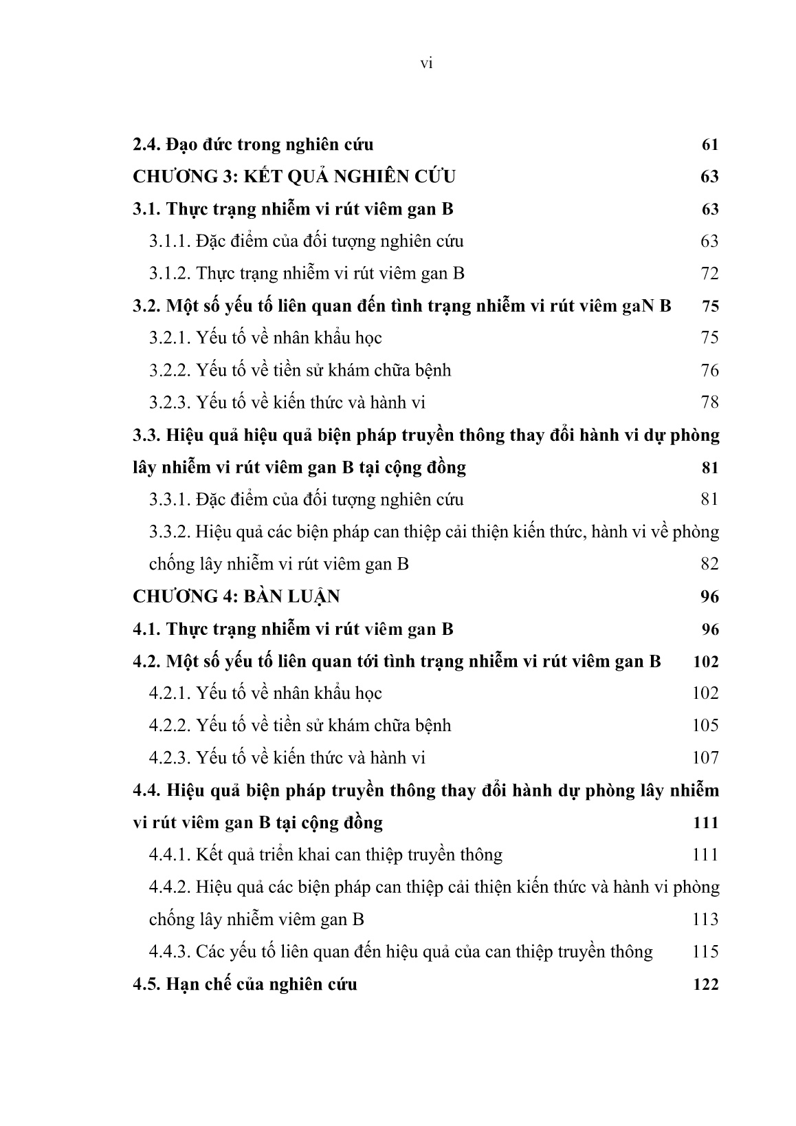 Luận án Thực trạng, một số yếu tố liên quan đến nhiễm vi rút viêm gan B ở người trưởng thành tại khu vực Tây Nguyên và hiệu quả can thiệp dự phòng lây nhiễm trang 7