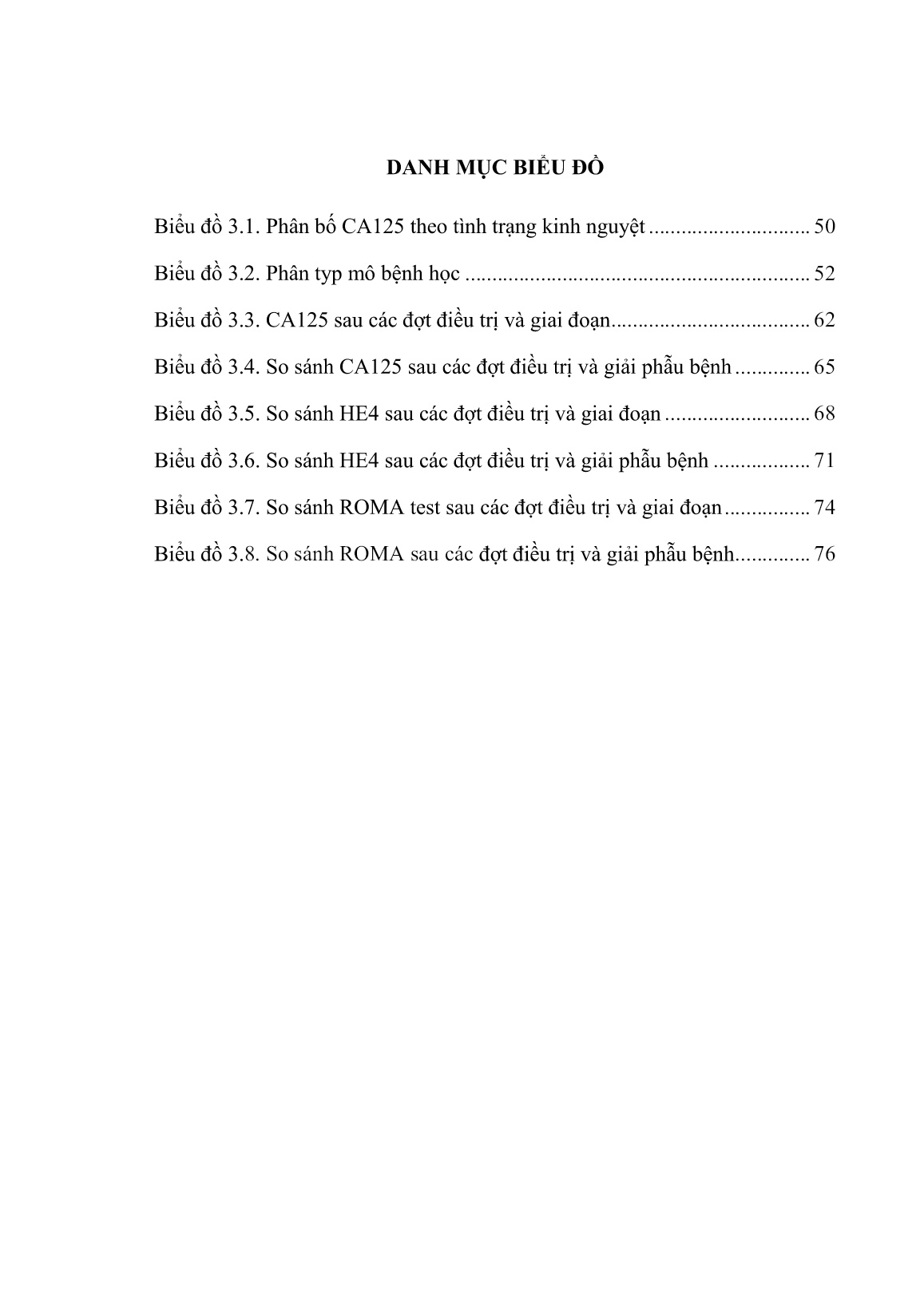 Luận án Nghiên cứu giá trị của chất chỉ điểm U CA125 và HE4 trong chẩn đoán giai đoạn và theo dõi điều trị bệnh ung thư buồng trứng trang 10