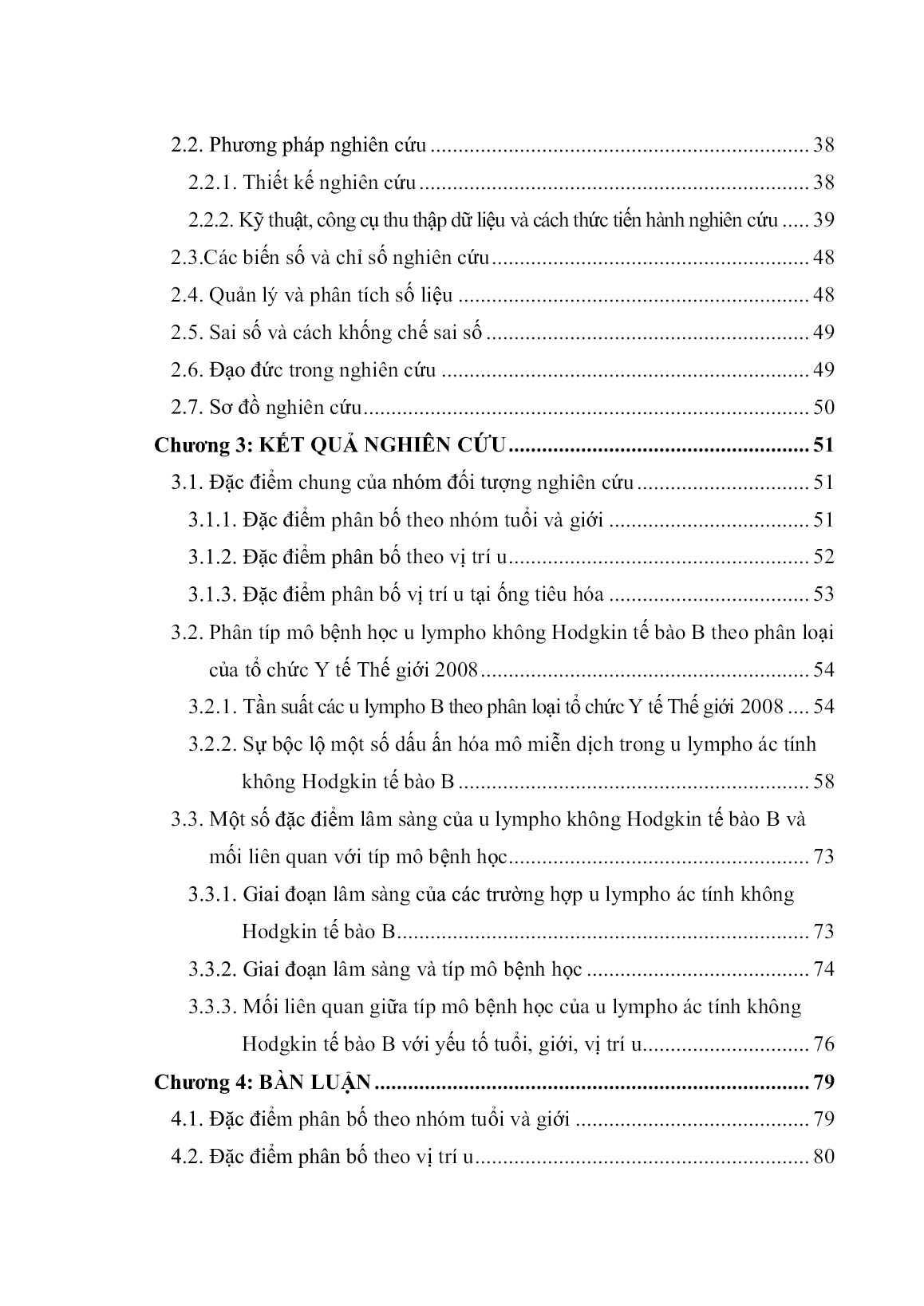 Luận án Nghiên cứu phân loại U Lympho ác tính không hodgkin tế bào B theo who 2008 trang 7