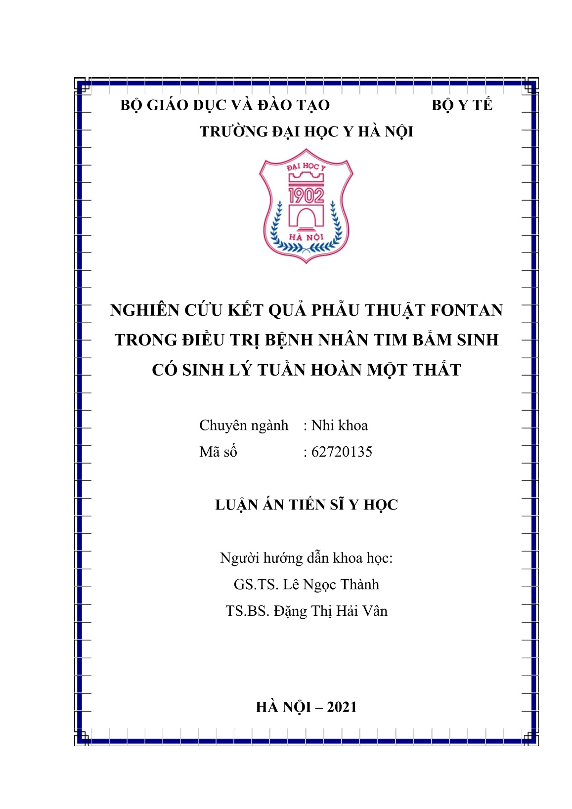 Luận án Nghiên cứu kết quả phẫu thuật Fontan trong điều trị bệnh nhân tim bẩm sinh có sinh lý tuần hoàn một thất trang 2