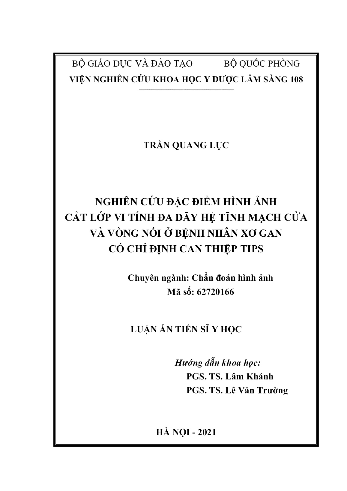 Luận án Nghiên cứu đặc điểm hình ảnh cắt lớp vi tính đa dãy hệ tĩnh mạch cửa và vòng nối ở bệnh nhân xơ gan có chỉ định can thiệp tips trang 2