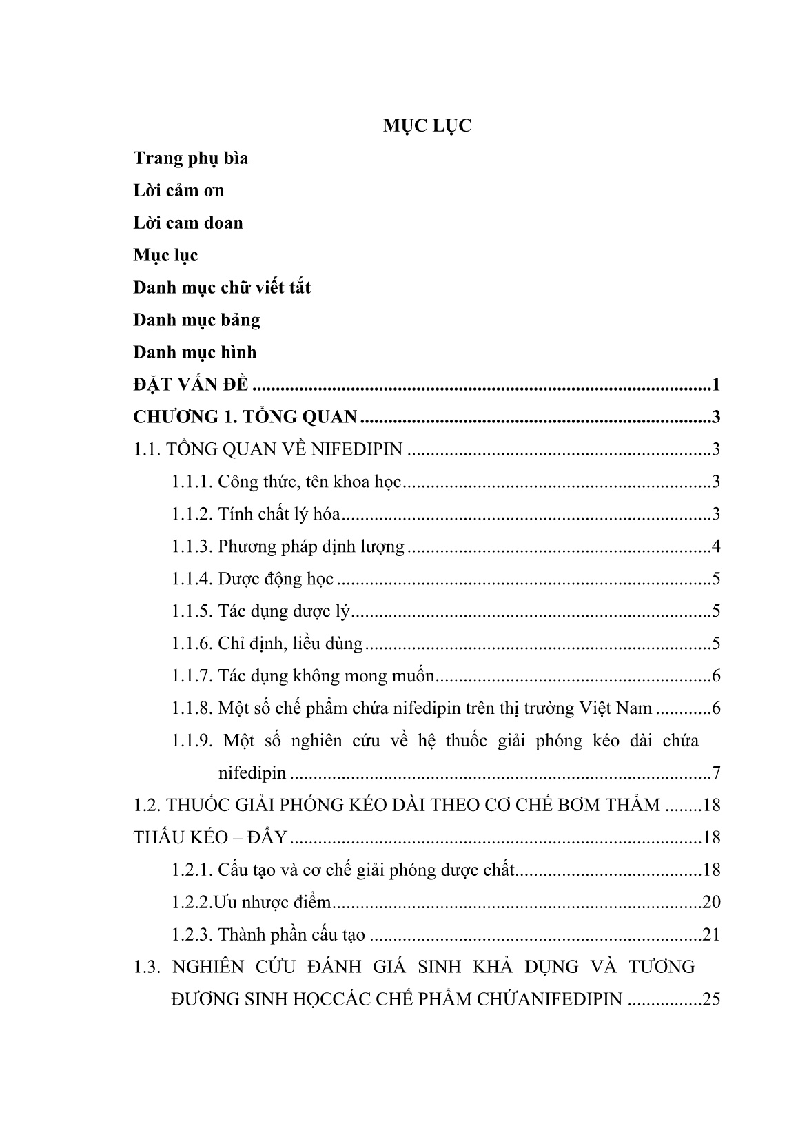 Luận án Nghiên cứu bào chế viên Nifedipin giải phóng kéo dài theo cơ chế bơm thẩm thấu trang 5