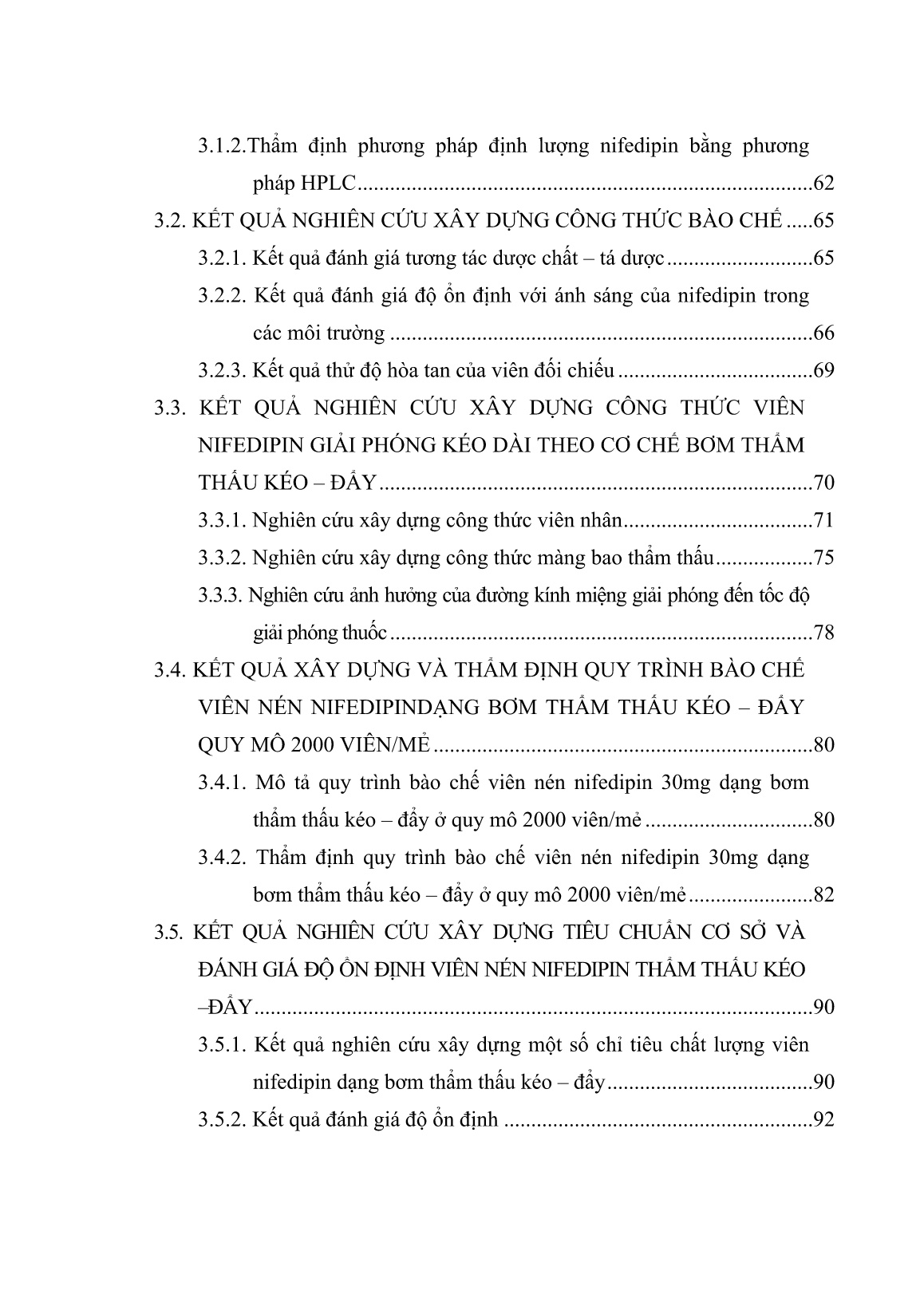 Luận án Nghiên cứu bào chế viên Nifedipin giải phóng kéo dài theo cơ chế bơm thẩm thấu trang 7