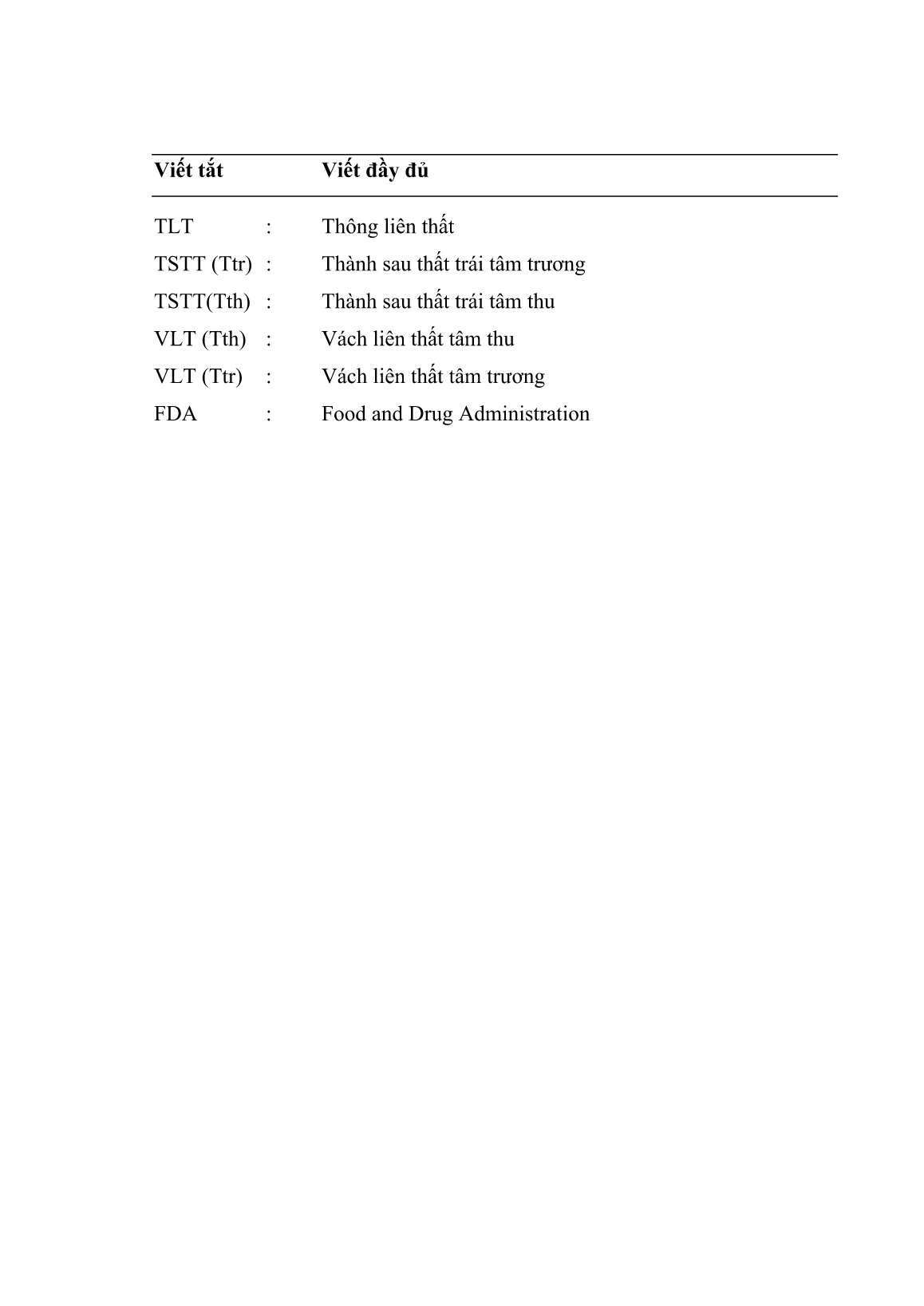 Luận án Nghiên cứu đặc điểm hình thái tim, áp lực động mạch phổi và NT-Probnp huyết tương ở bệnh nhân bệnh tim bẩm sinh có luồng thông trái phải trang 10