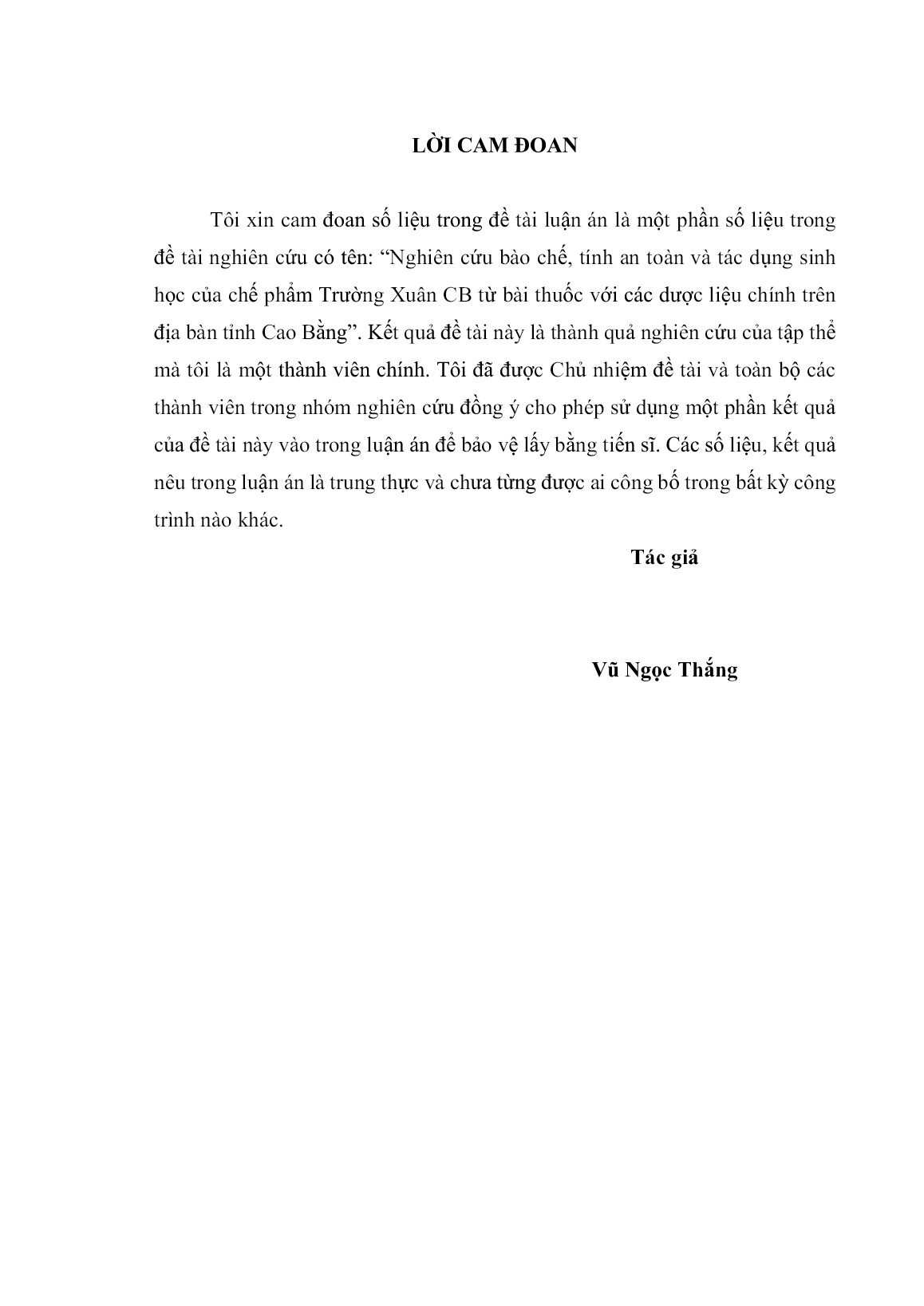 Luận án Nghiên cứu độc tính và tác dụng tăng cường chức năng sinh dục đực của viên nang trường xuân CB trên động vật thực nghiệm trang 5