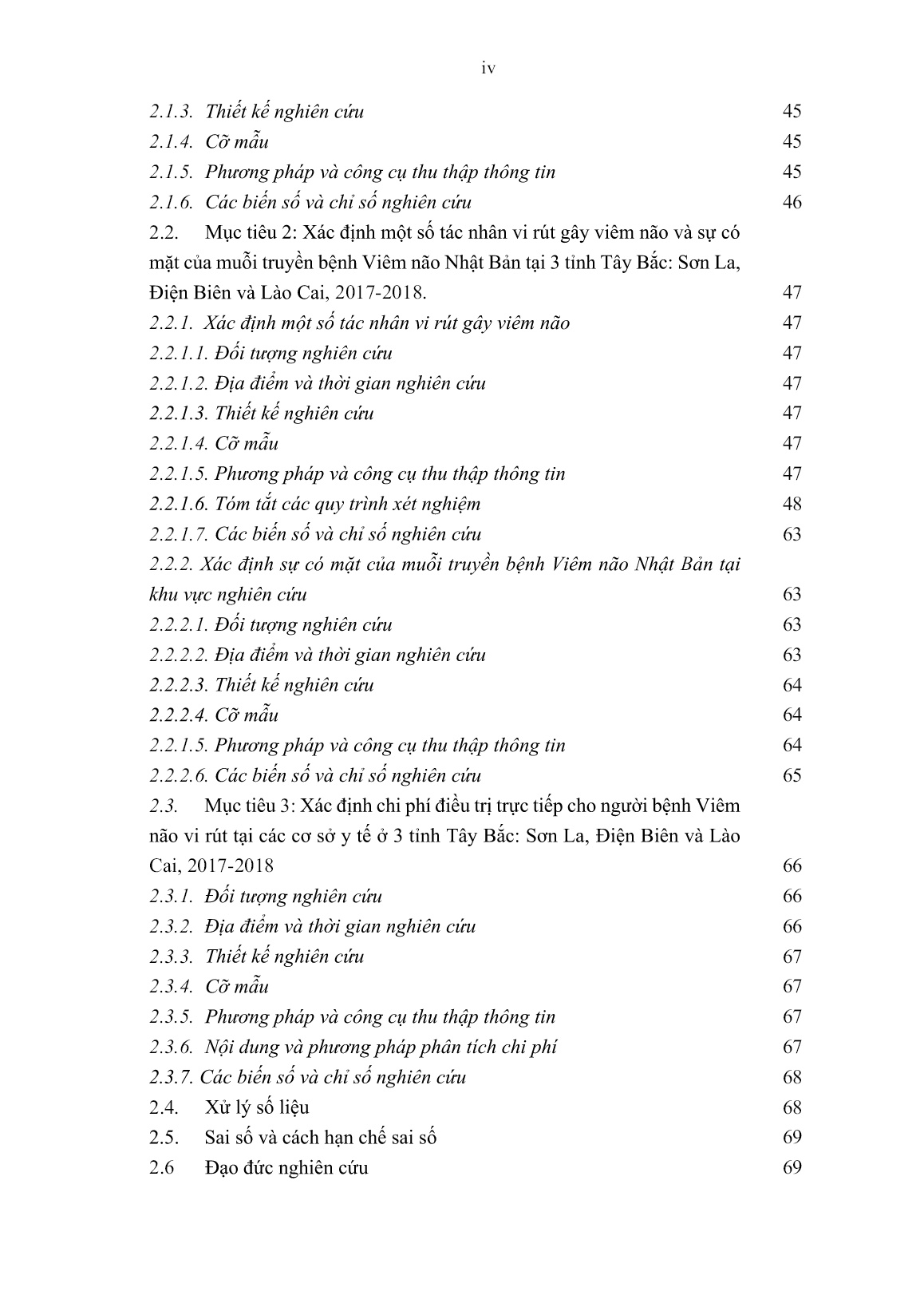 Luận án Thực trạng, căn nguyên viêm não vi rút và chi phí điều trị trực tiếp cho người bệnh tại 3 tỉnh Tây Bắc Việt Nam, 2017 - 2018 trang 6