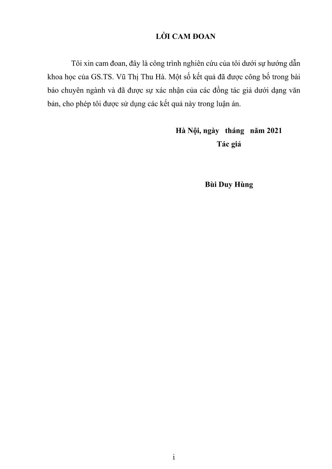 Luận án Nghiên cứu tổng hợp và khảo sát hoạt tính của hệ phụ gia vi nhũ thế hệ mới cho nhiên liệu diesel trang 1