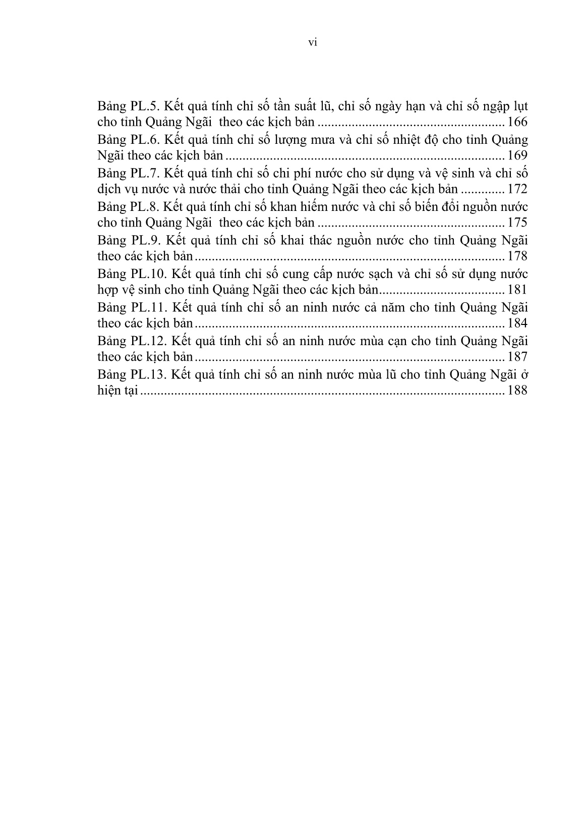 Luận án Nghiên cứu an ninh nước dưới tác động của biến đổi khí hậu - áp dụng cho tỉnh Quảng Ngãi trang 10