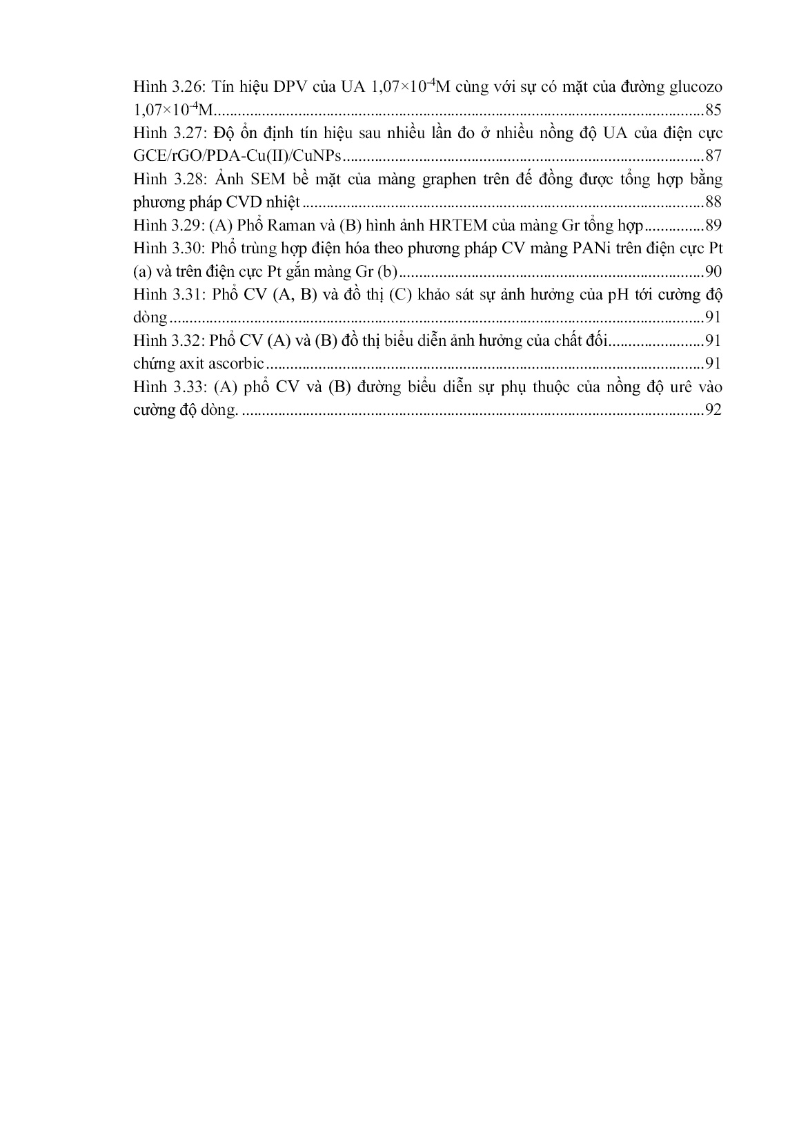 Luận án Nghiên cứu chế tạo điện cực biến tính trên cơ sở Graphen ứng dụng trong phân tích ure và axit uric trang 10