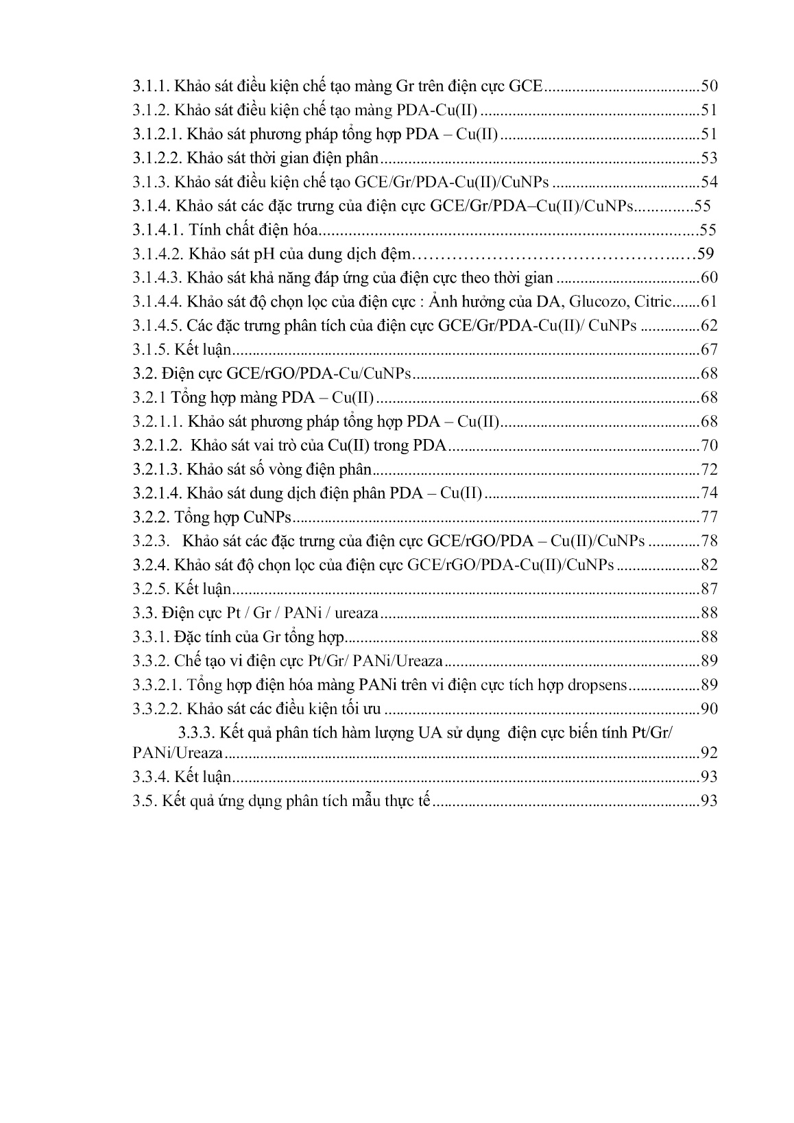 Luận án Nghiên cứu chế tạo điện cực biến tính trên cơ sở Graphen ứng dụng trong phân tích ure và axit uric trang 6