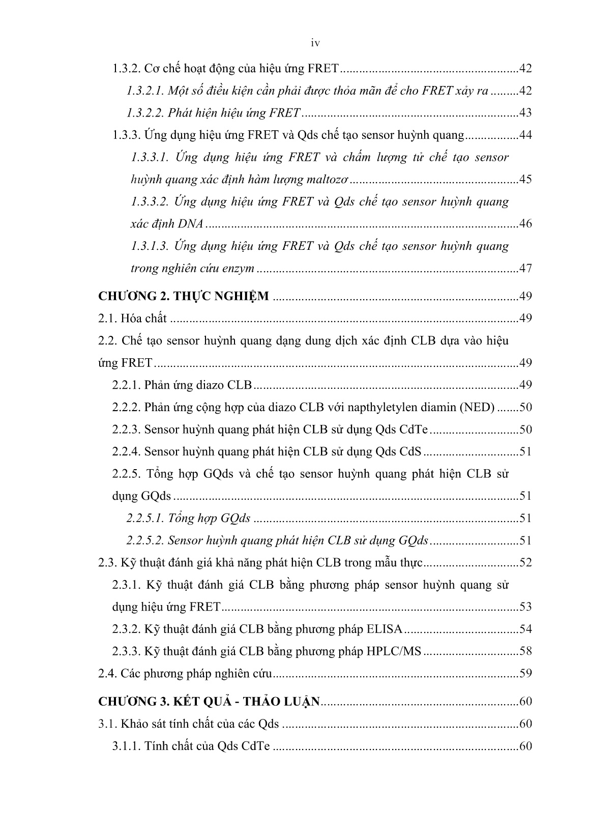 Luận án Nghiên cứu chế tạo sensor huỳnh quang xác định dư lượng clenbuterol trong chăn nuôi trang 6