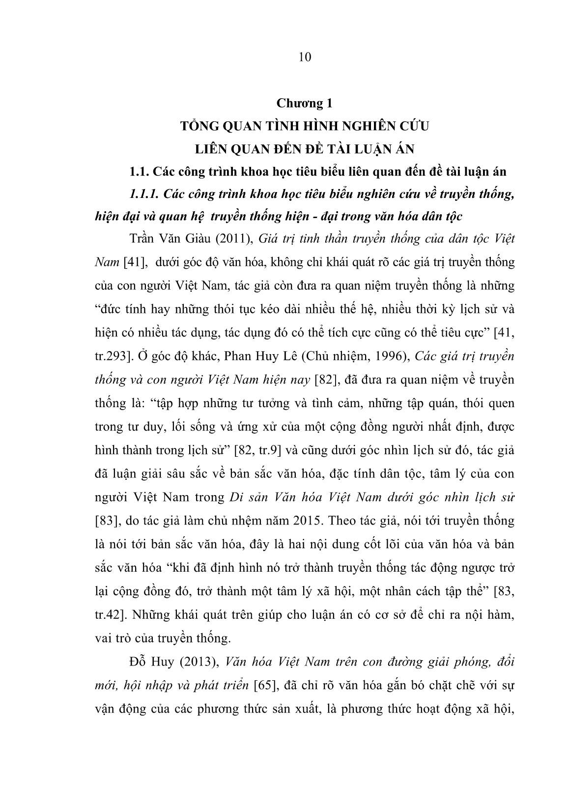 Luận án Quan hệ truyền thống - Hiện đại trong phát triển văn hóa quân nhân quân đội nhân dân Việt Nam trang 9