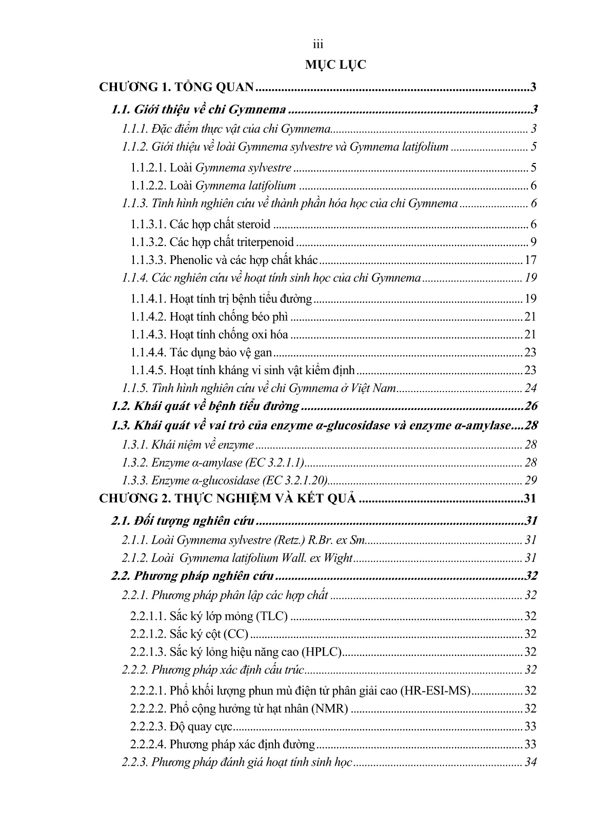 Luận án Nghiên cứu thành phần hóa học và hoạt tính ức chế enzym ⍺-Glucosidase và ⍺-Amylase của loài dây thìa canh - Gymnema sylvestre (Retz.) R.BR. EX SM. và dây thìa canh lá to - Gymnema Latifolium Wall. EX Wight trang 5