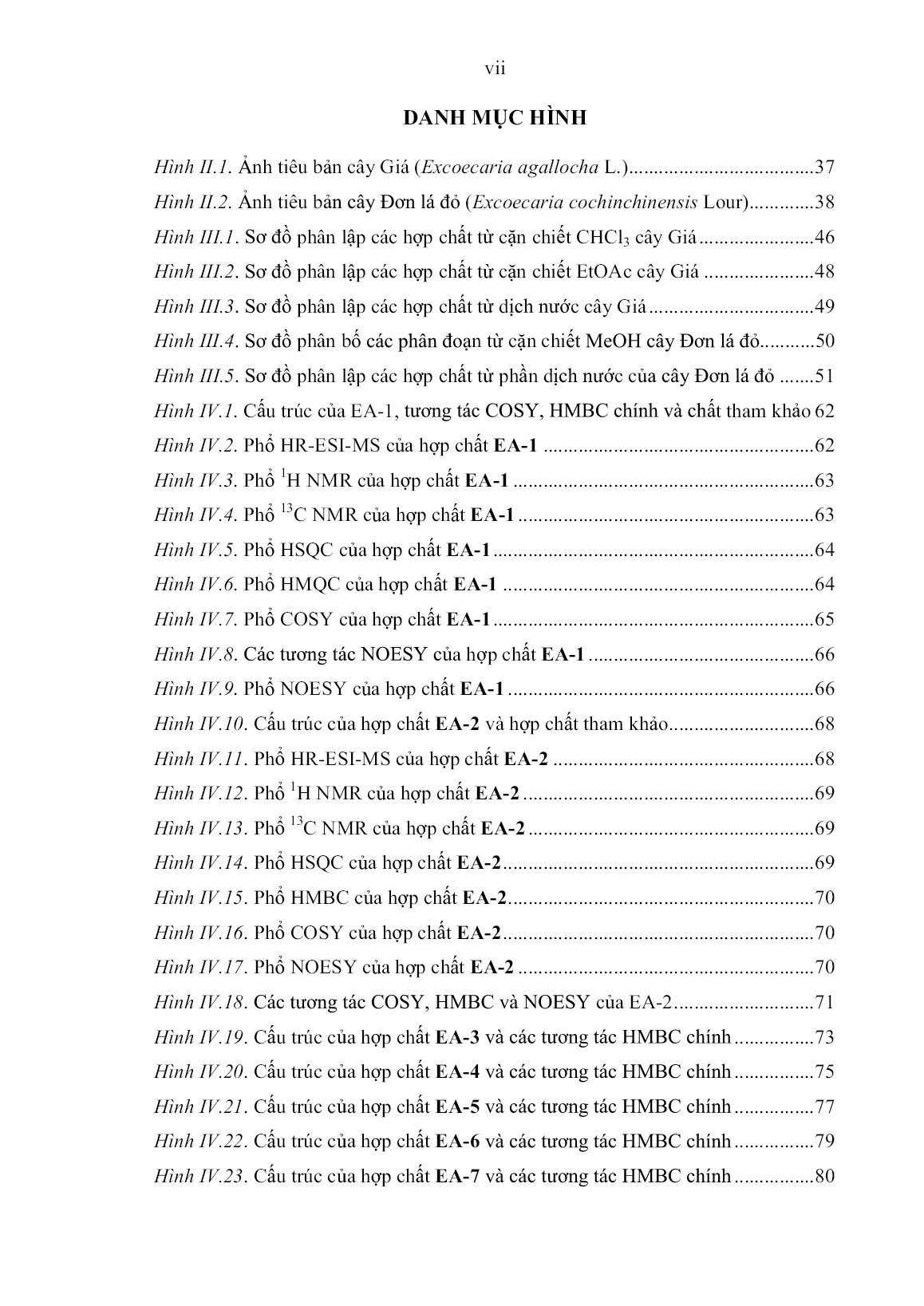Luận án Nghiên cứu thành phần hoá học và hoạt tính sinh học của lá cây giá (Excoecaria Agallocha l.) và cây đơn lá đỏ (Excoecaria Cochinchinensis Lour.) trang 9