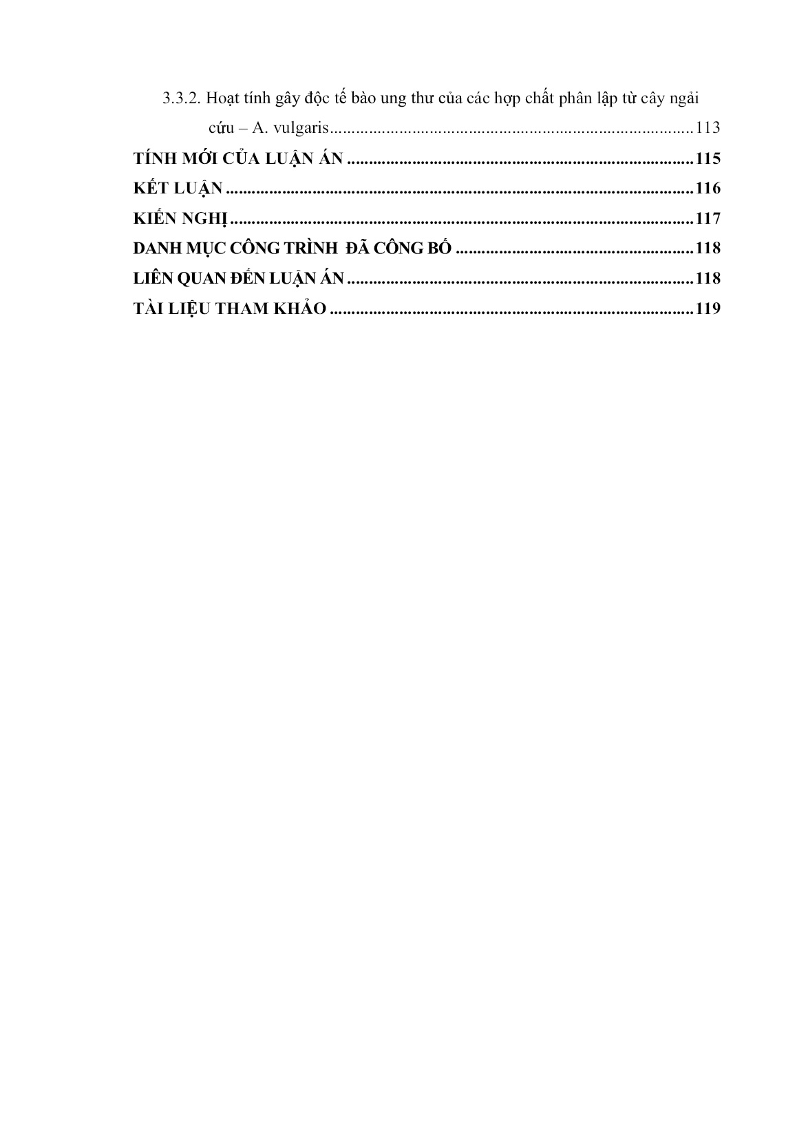 Luận án Nghiên cứu thành phần hóa học và hoạt tính gây độc tế bào ung thư cây đại bi - Blumea balsamifera (L.) DC. và cây ngải cứu - Artemisia vulgaris L. thuộc họ cúc - Asteraceae trang 7